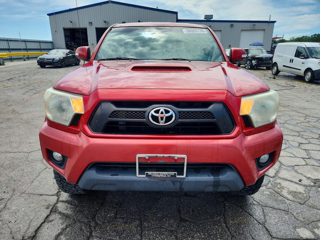 2012 Toyota Tacoma Double Cab Red vin: 3TMLU4EN3CM084135