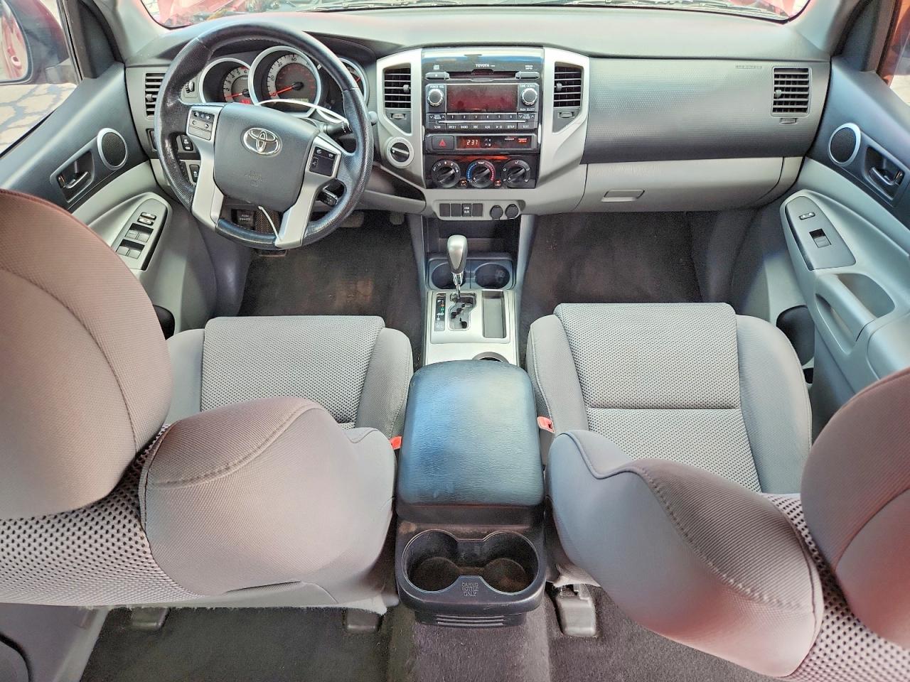 2012 Toyota Tacoma Double Cab Red vin: 3TMLU4EN3CM084135