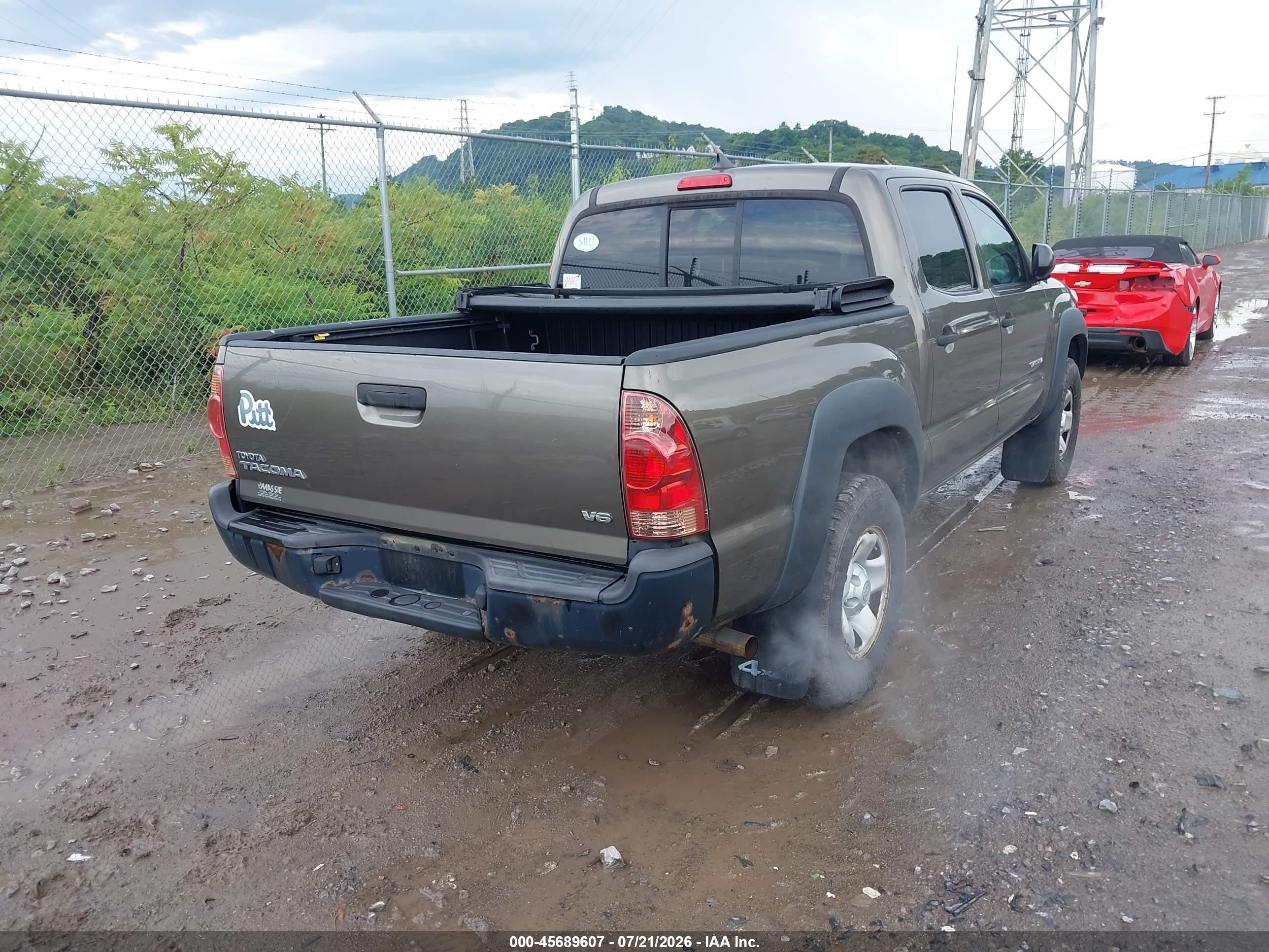 2012 Toyota Tacoma Base V6 Brown vin: 3TMLU4EN3CM091568