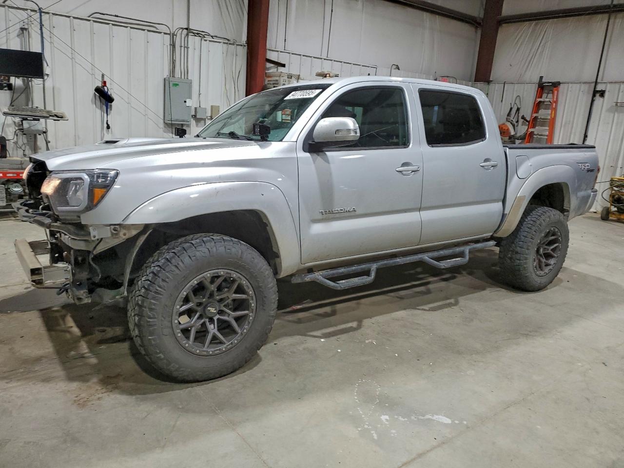 2012 Toyota Tacoma Double Cab Silver vin: 3TMLU4EN3CM097984