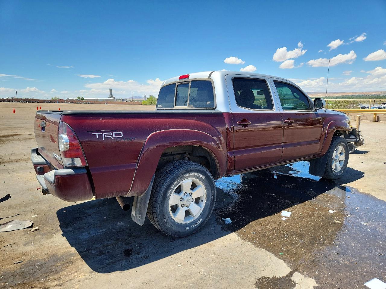 2013 Toyota Tacoma V6 Silver vin: 3TMLU4EN3DM107155