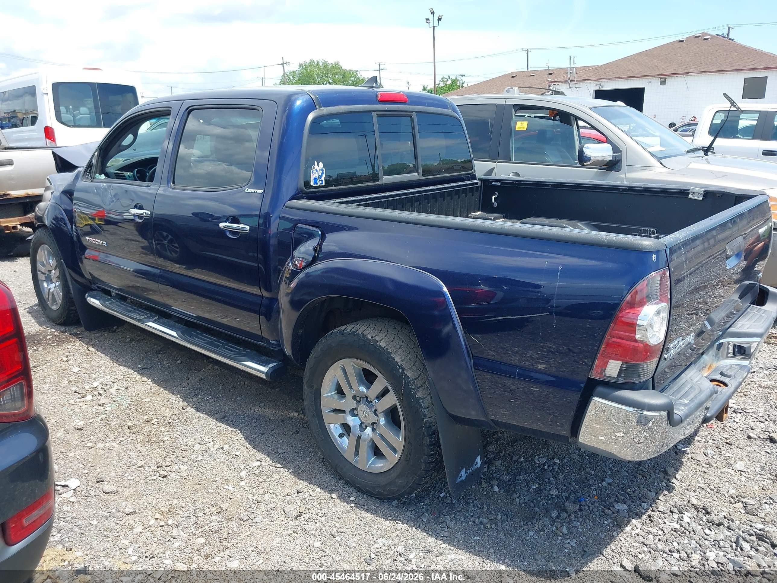 2013 Toyota Tacoma Base V6 Blue vin: 3TMLU4EN3DM110864