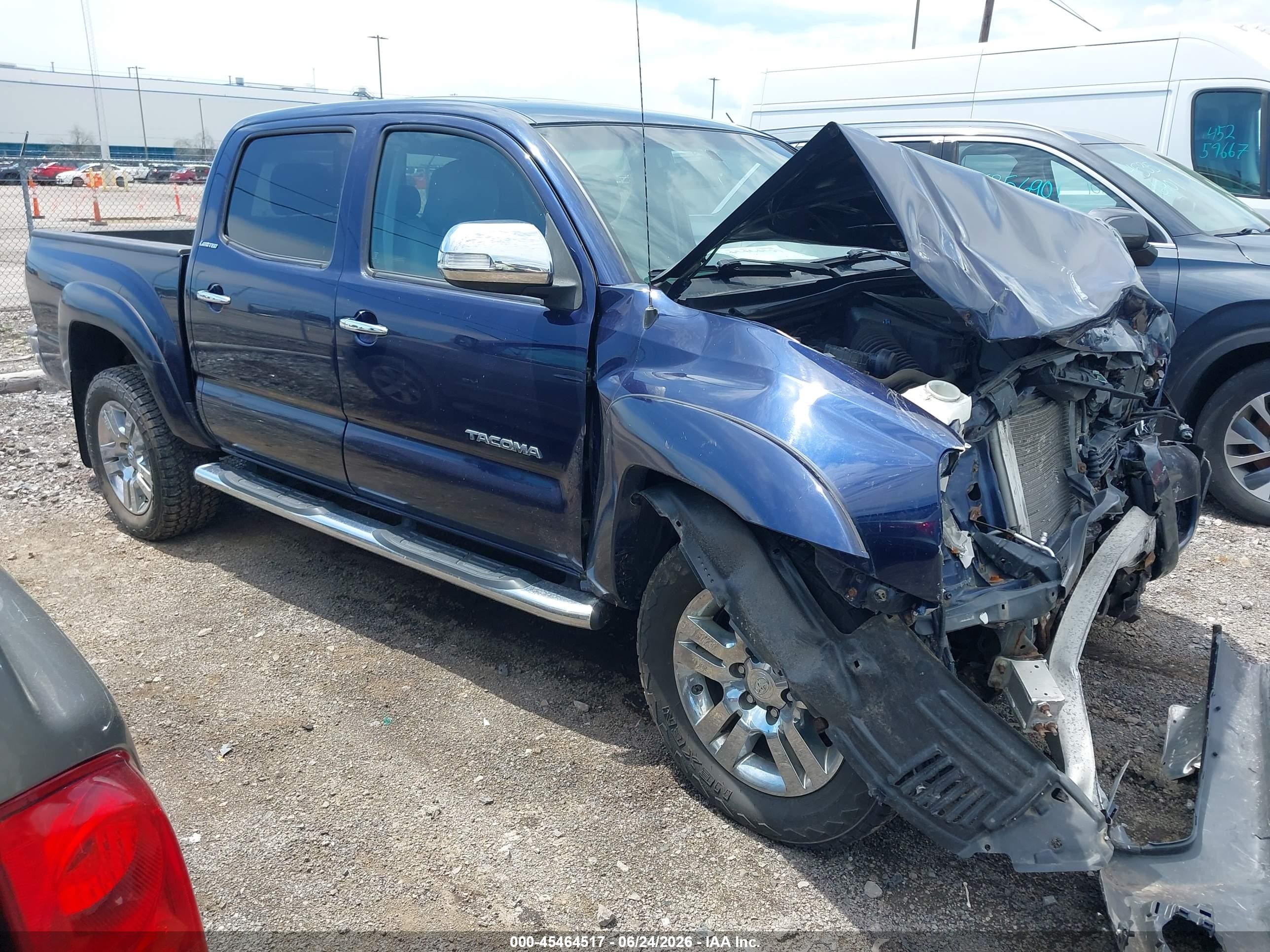 2013 Toyota Tacoma Base V6 Синий vin: 3TMLU4EN3DM110864