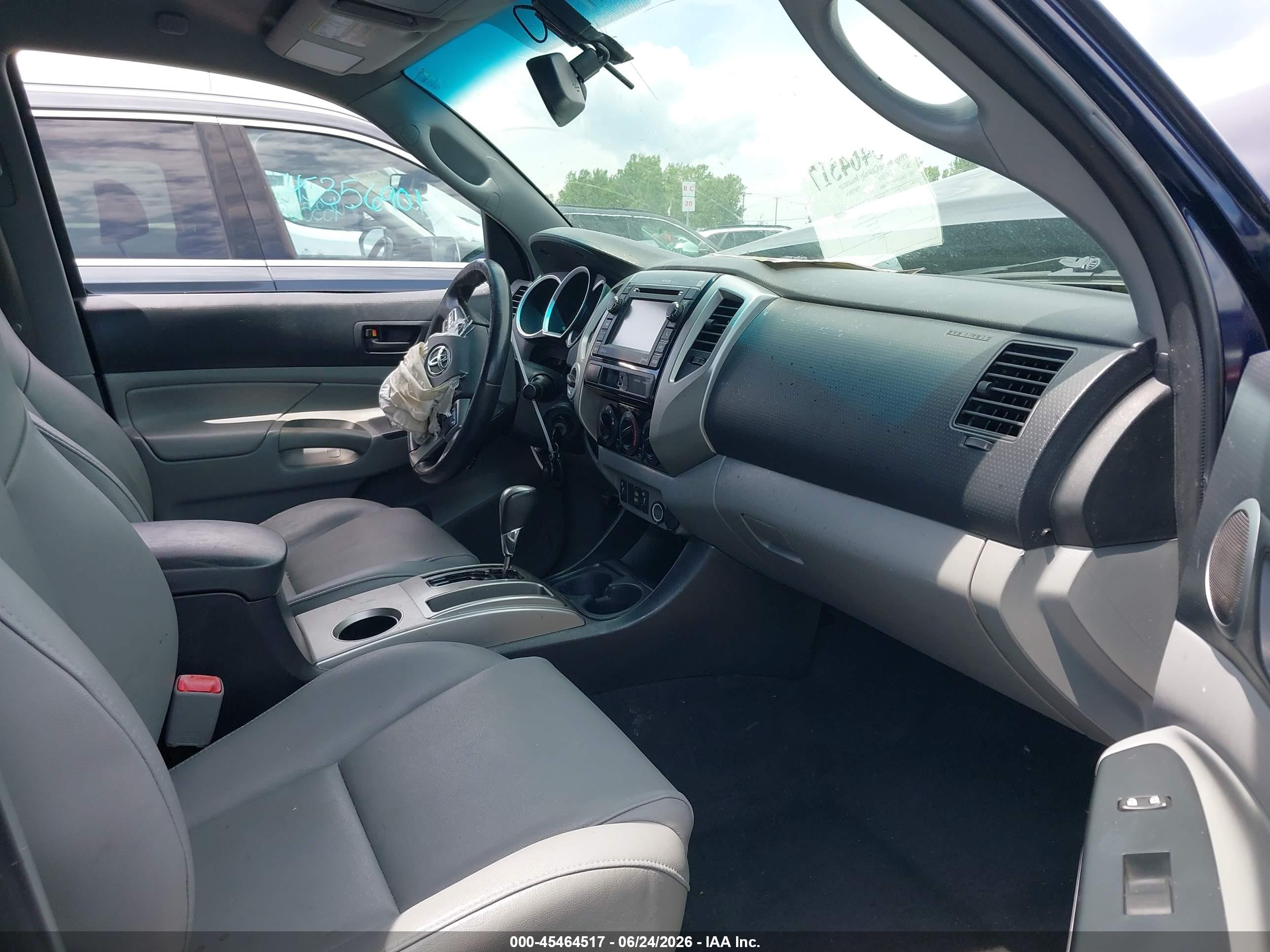 2013 Toyota Tacoma Base V6 Blue vin: 3TMLU4EN3DM110864