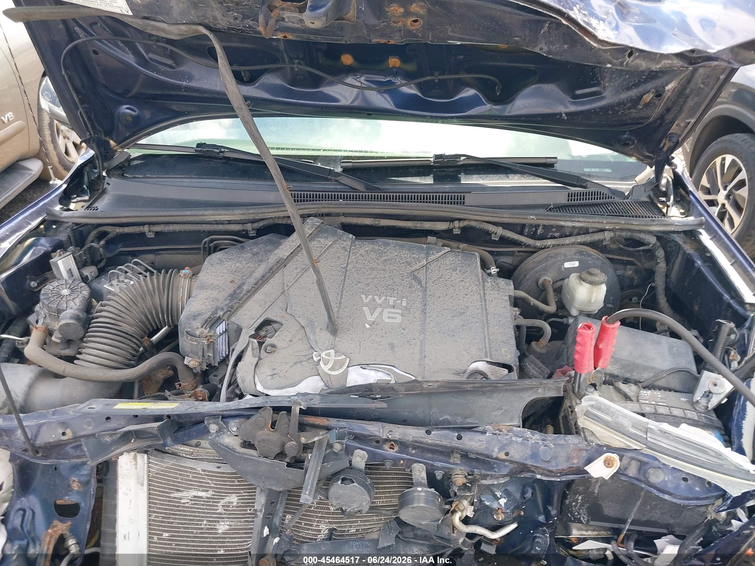 2013 Toyota Tacoma Base V6 Blue vin: 3TMLU4EN3DM110864