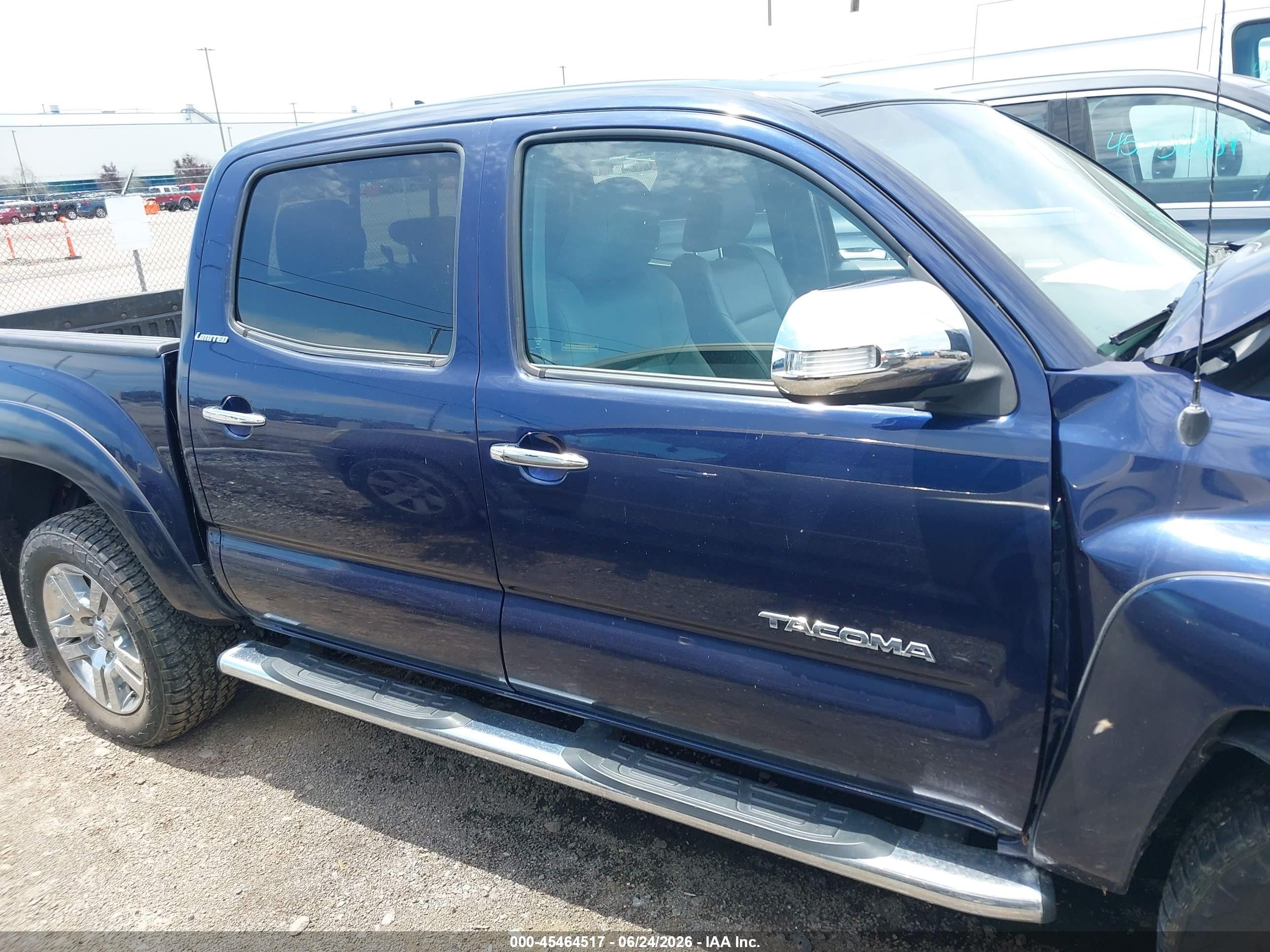 2013 Toyota Tacoma Base V6 Blue vin: 3TMLU4EN3DM110864