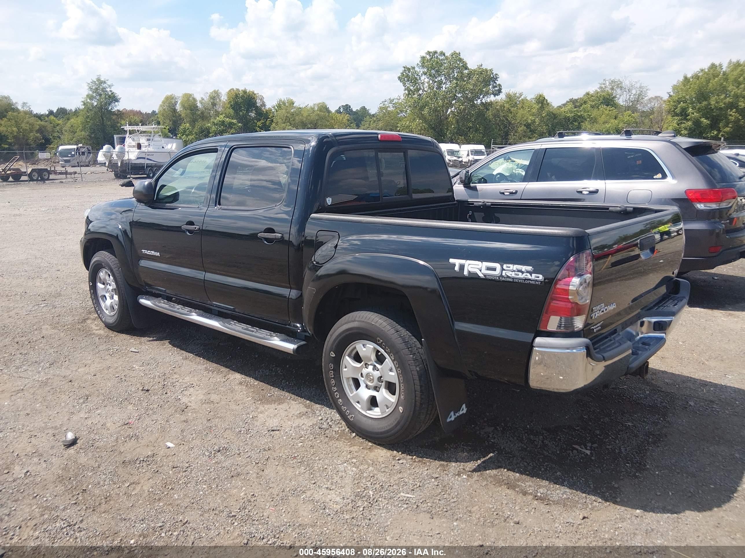 2013 Toyota Tacoma Base V6 Black vin: 3TMLU4EN3DM124893
