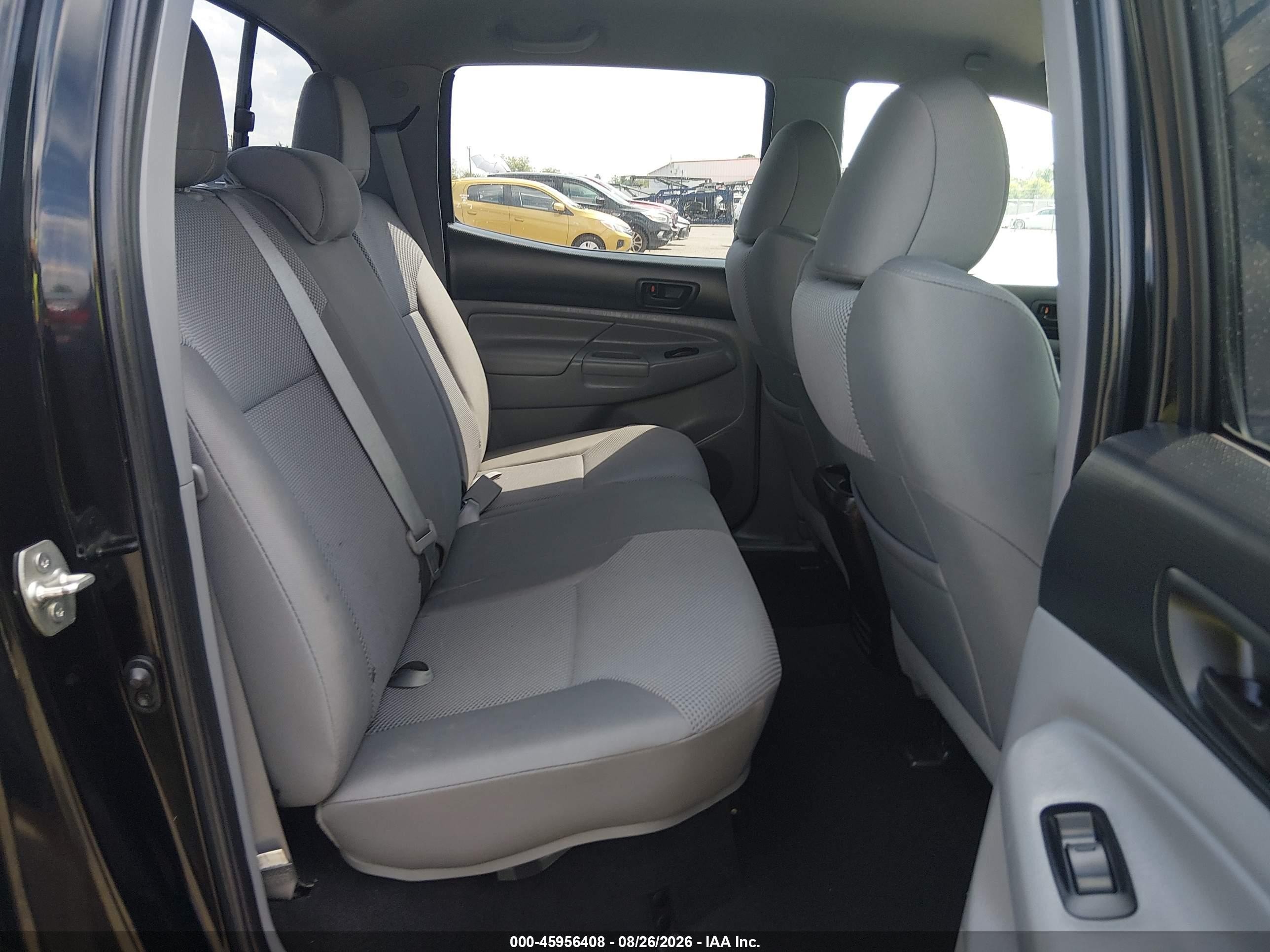 2013 Toyota Tacoma Base V6 Black vin: 3TMLU4EN3DM124893