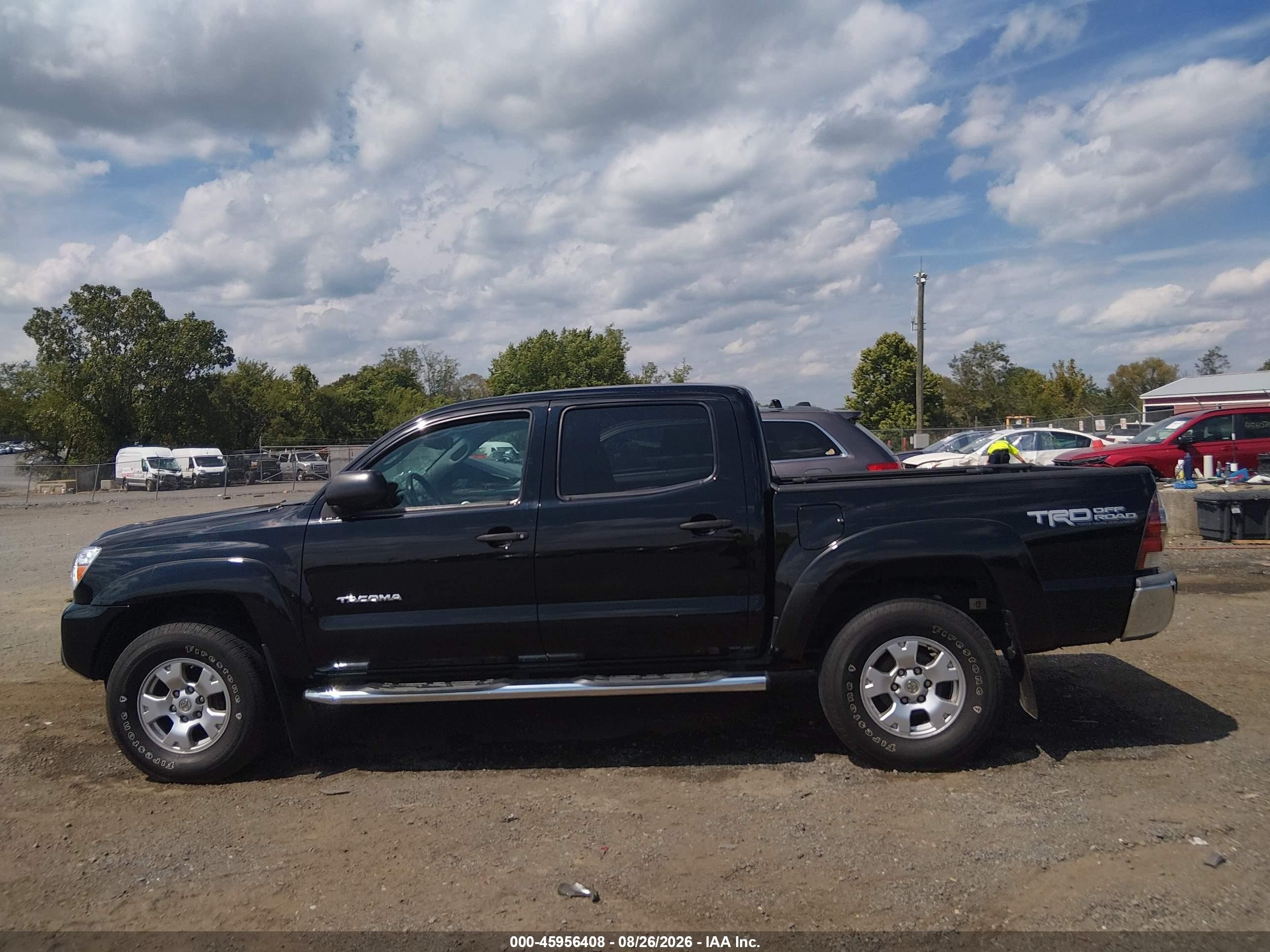 2013 Toyota Tacoma Base V6 Black vin: 3TMLU4EN3DM124893