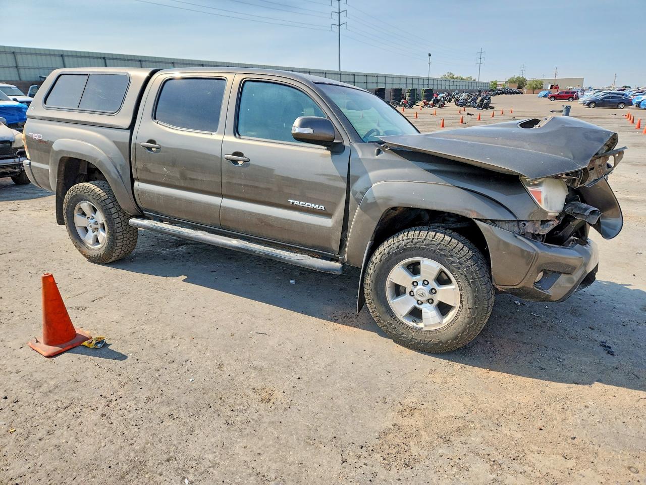 2013 Toyota Tacoma Double Cab Green vin: 3TMLU4EN3DM125073