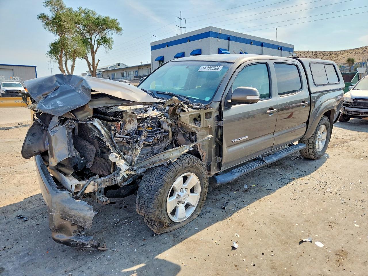 2013 Toyota Tacoma Double Cab Green vin: 3TMLU4EN3DM125073
