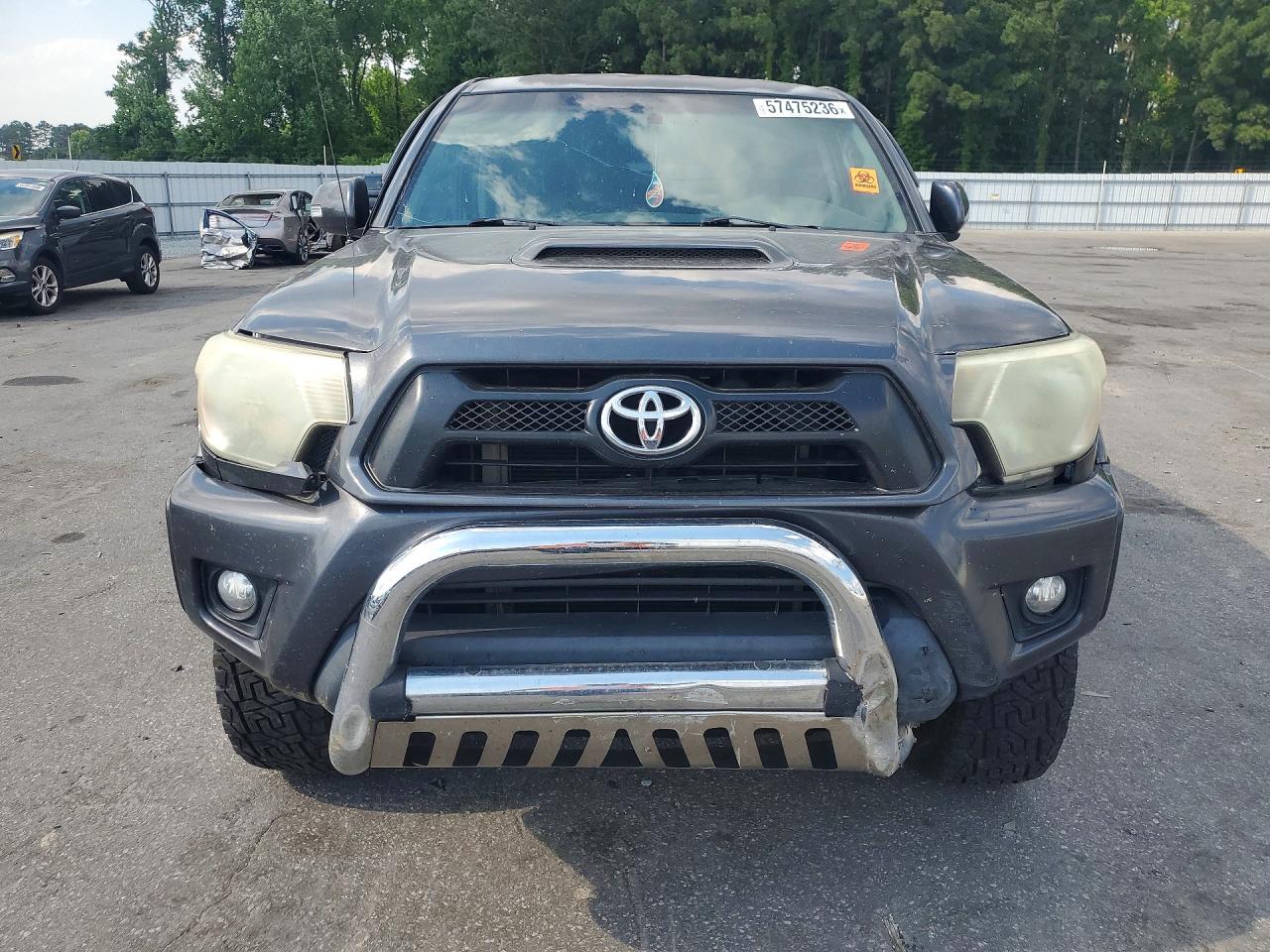 2014 Toyota Tacoma Double Cab Gray vin: 3TMLU4EN3EM148533