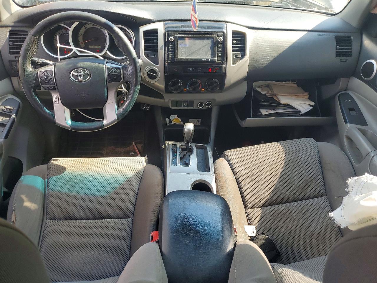 2014 Toyota Tacoma Double Cab Gray vin: 3TMLU4EN3EM148533
