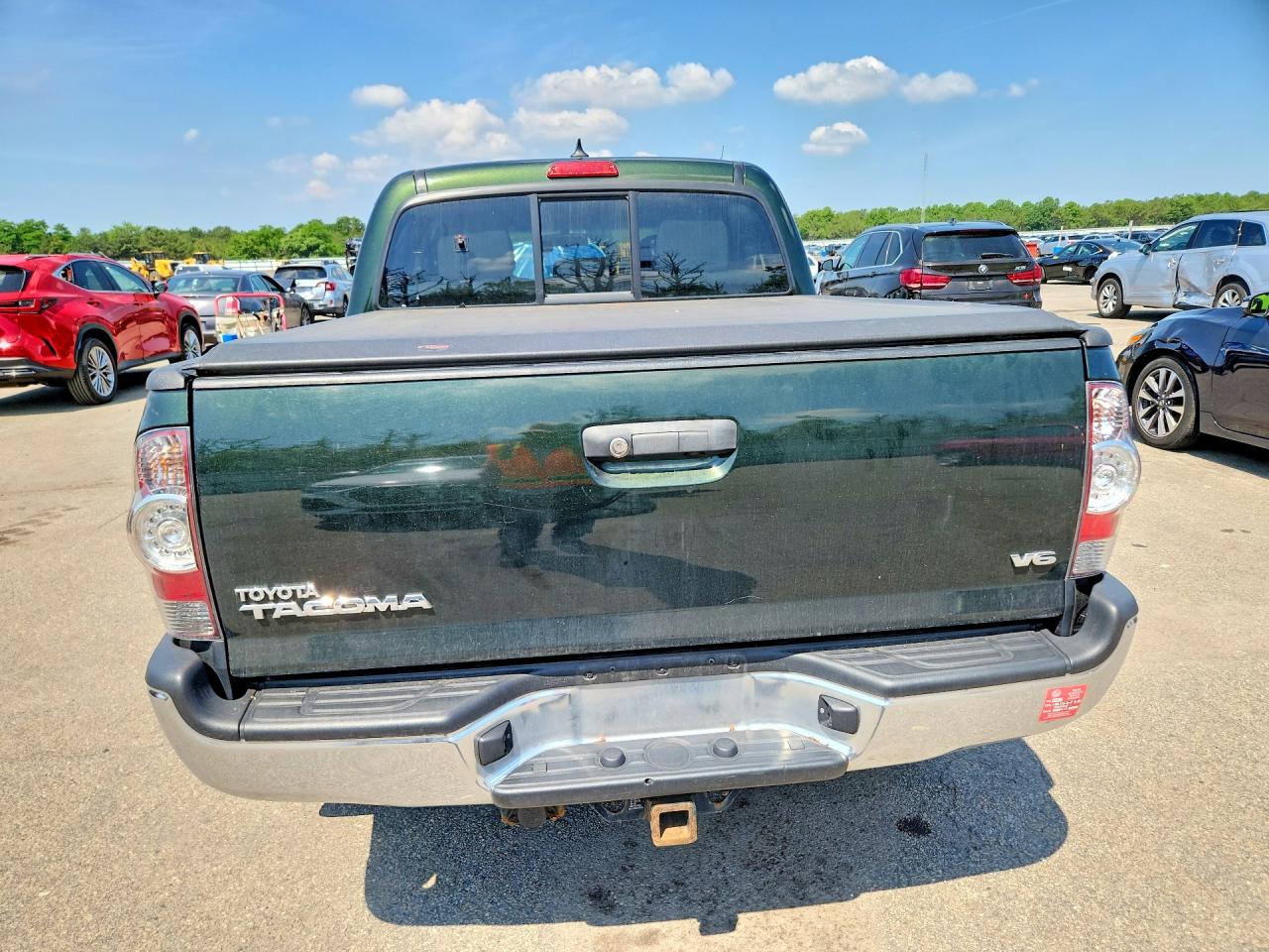 2014 Toyota Tacoma Double Cab Green vin: 3TMLU4EN3EM150508