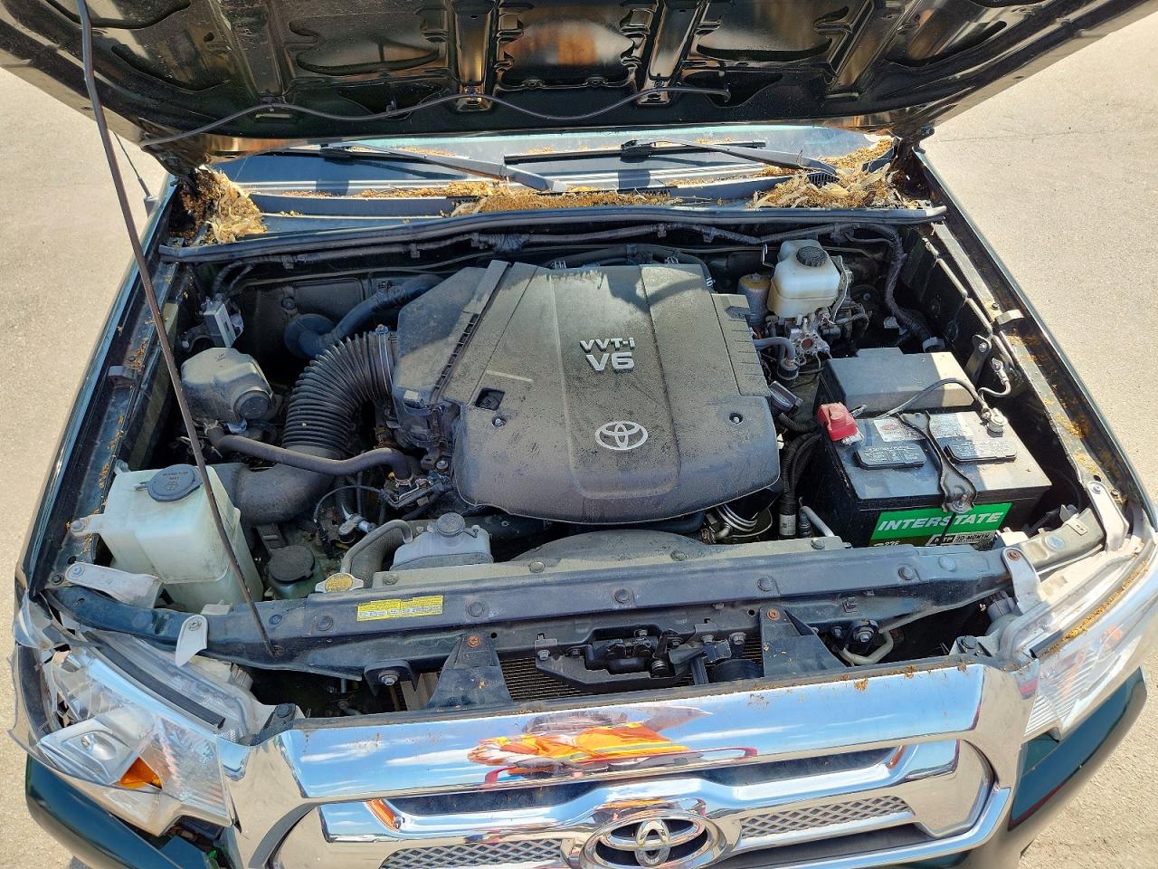 2014 Toyota Tacoma Double Cab Green vin: 3TMLU4EN3EM150508