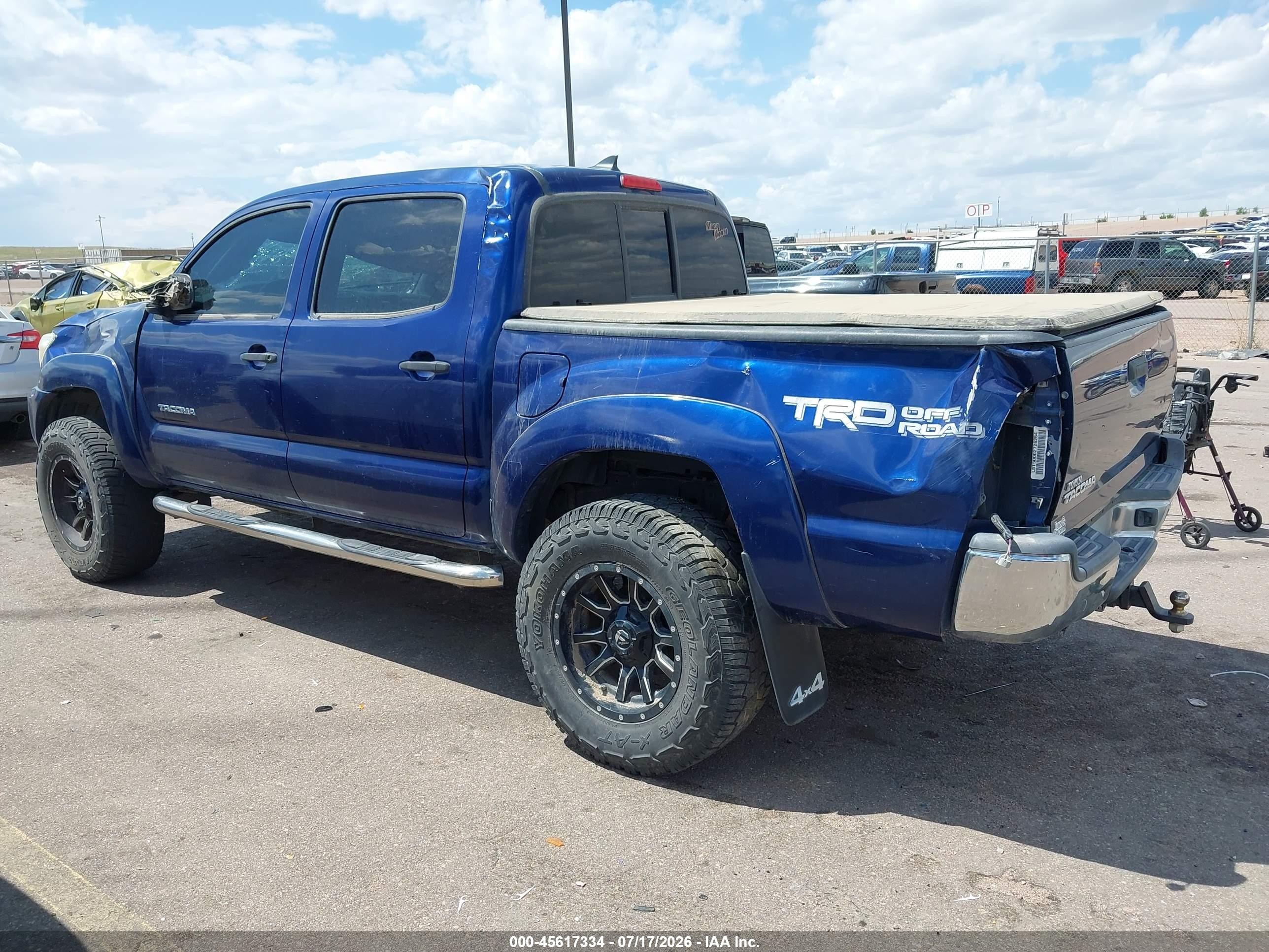 2014 Toyota Tacoma Base V6 Синий vin: 3TMLU4EN3EM156261