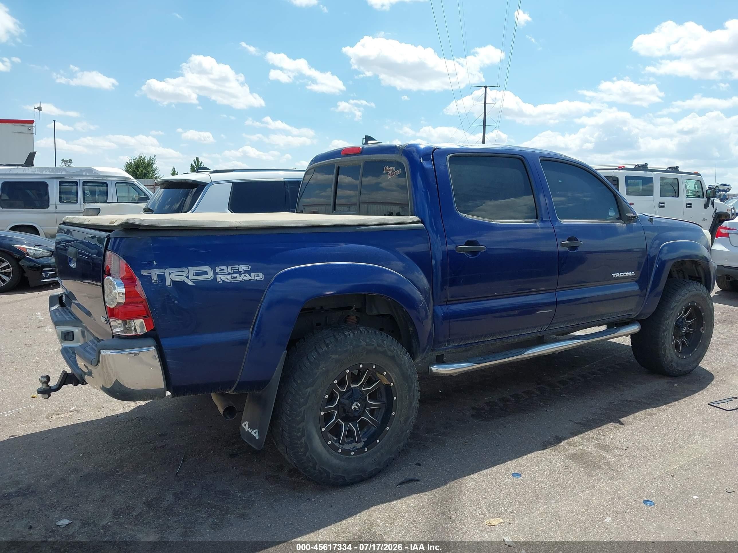 2014 Toyota Tacoma Base V6 Синий vin: 3TMLU4EN3EM156261