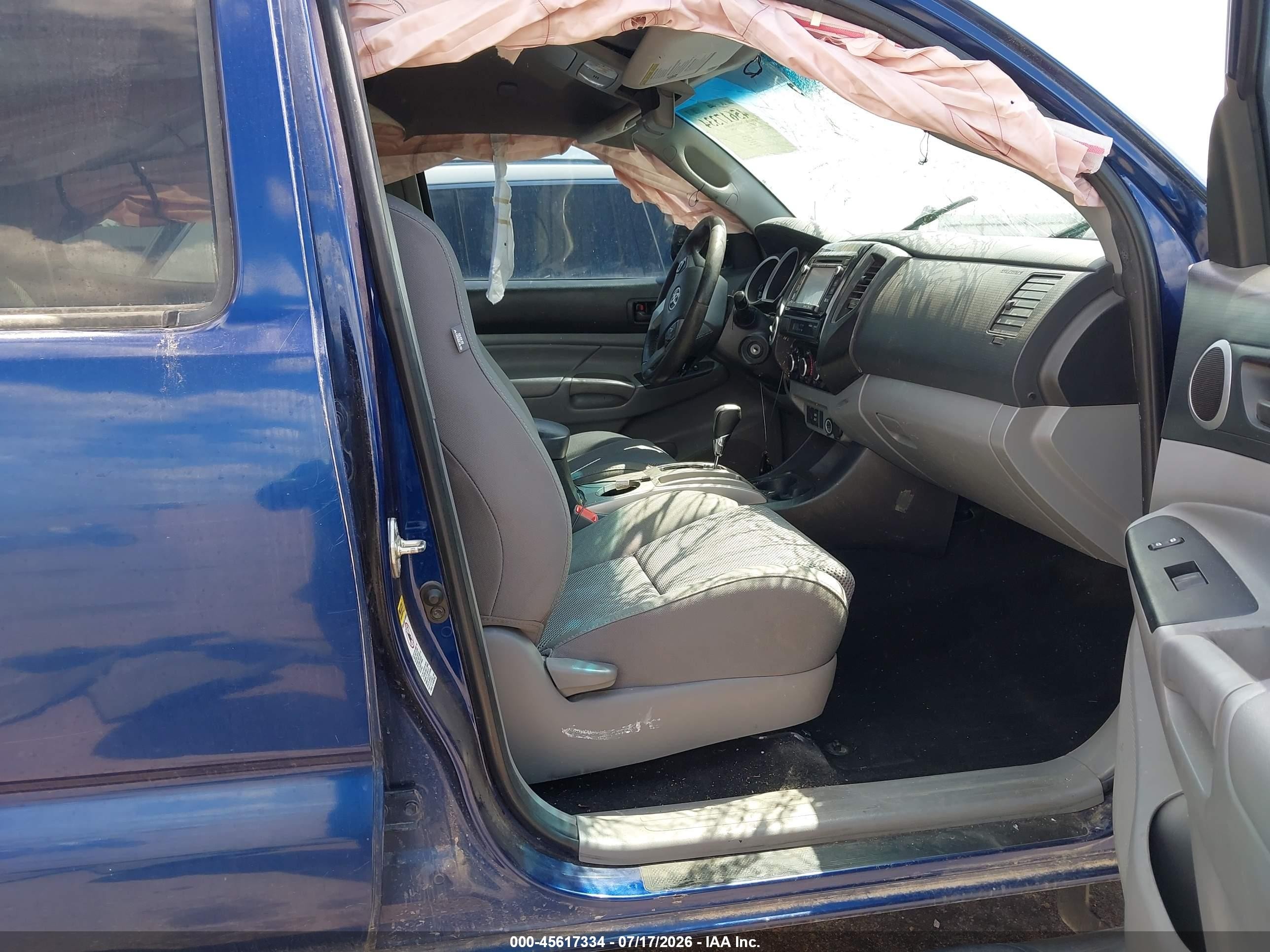 2014 Toyota Tacoma Base V6 Синий vin: 3TMLU4EN3EM156261