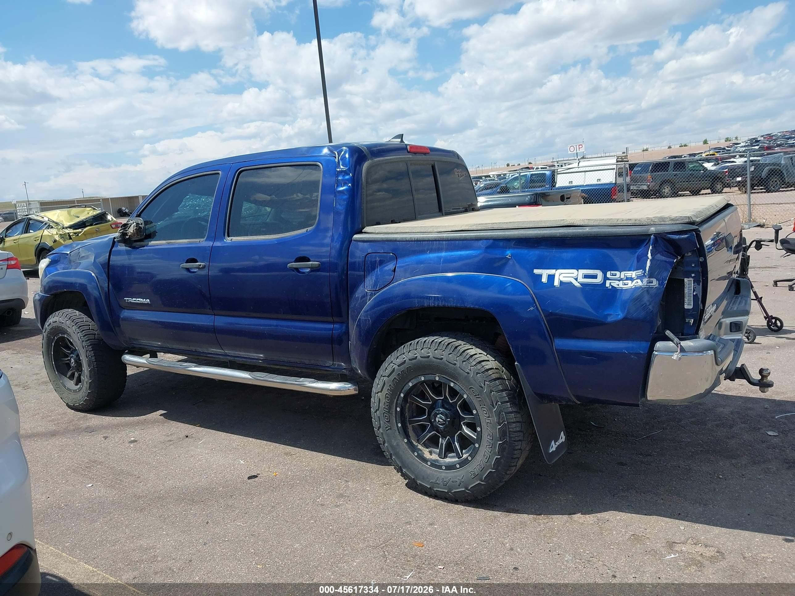 2014 Toyota Tacoma Base V6 Синий vin: 3TMLU4EN3EM156261