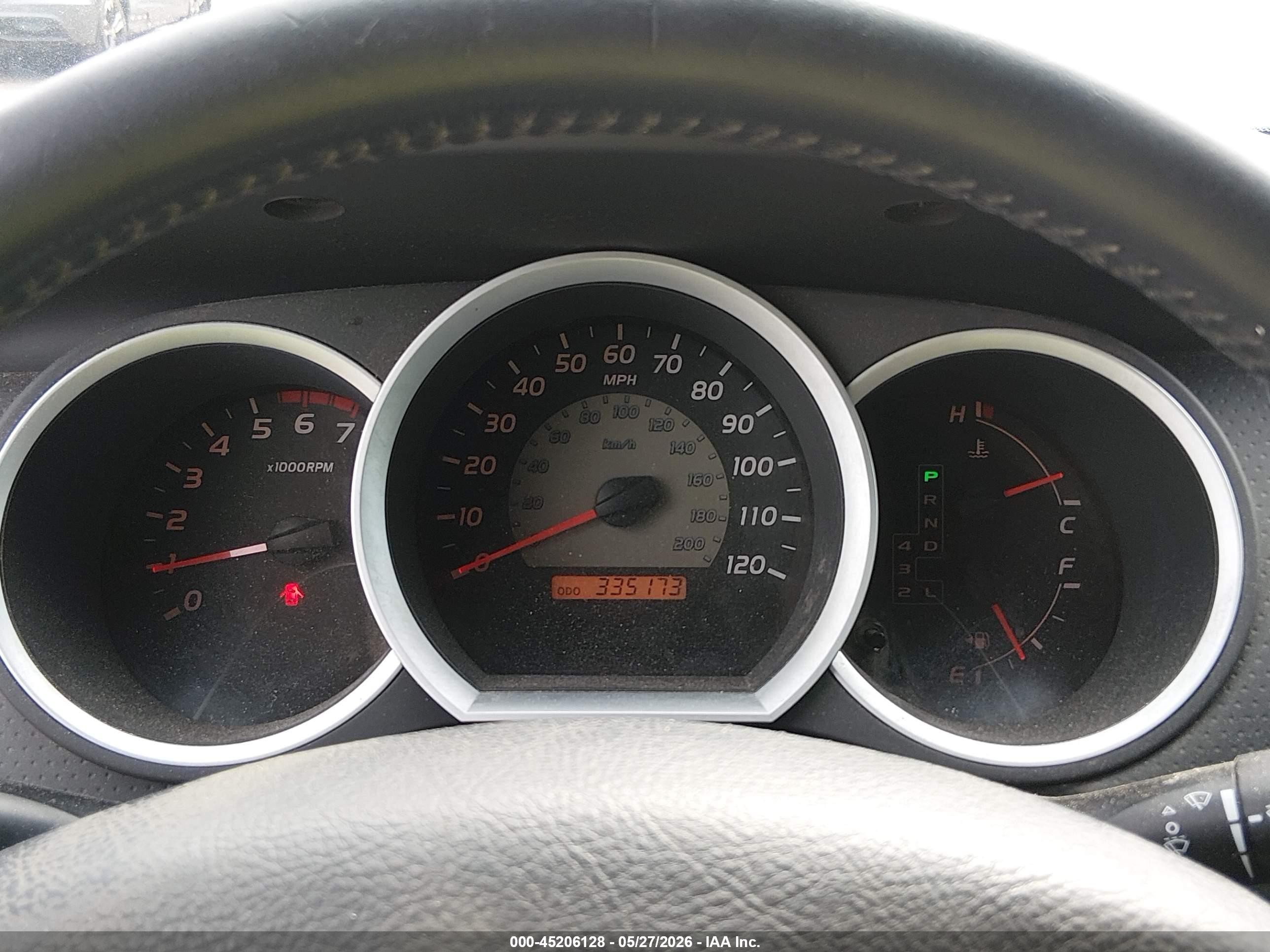 2010 Toyota Tacoma Base V6 Blue vin: 3TMLU4EN4AM038309