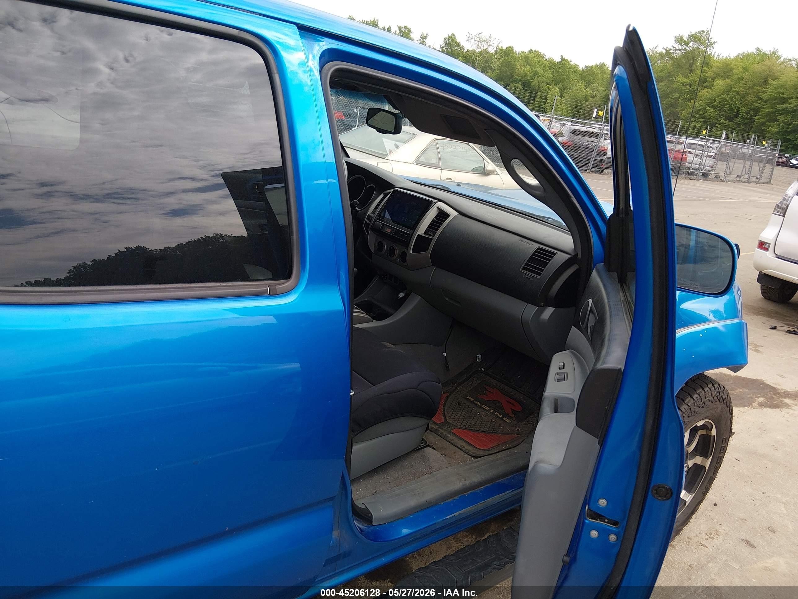2010 Toyota Tacoma Base V6 Blue vin: 3TMLU4EN4AM038309