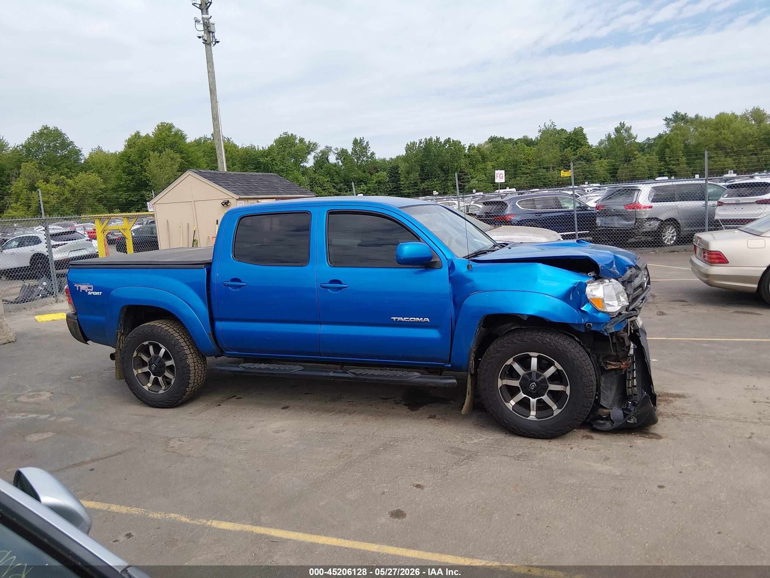 2010 Toyota Tacoma Base V6 Blue vin: 3TMLU4EN4AM038309