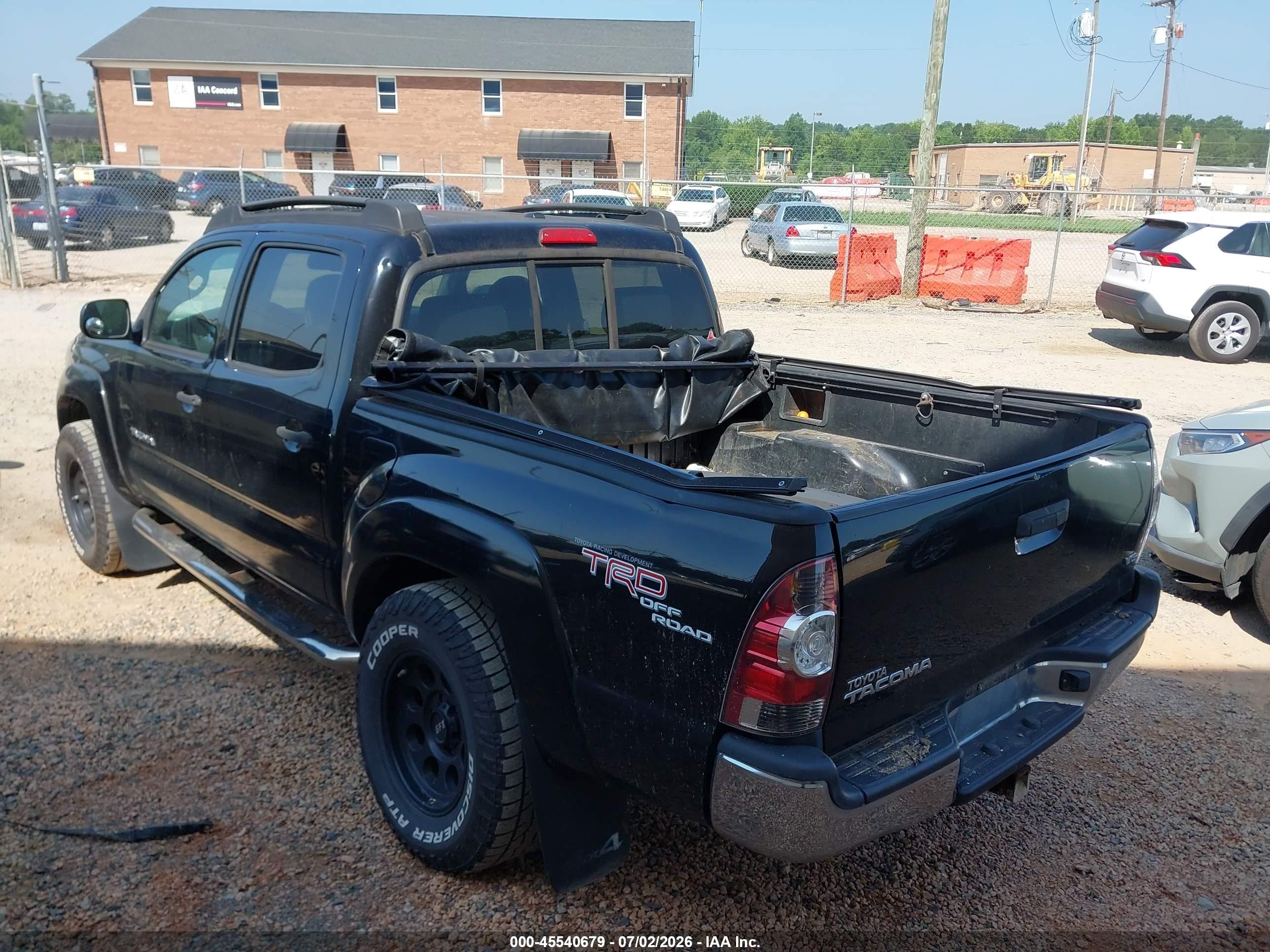 2011 Toyota Tacoma Base V6 Black vin: 3TMLU4EN4BM066855