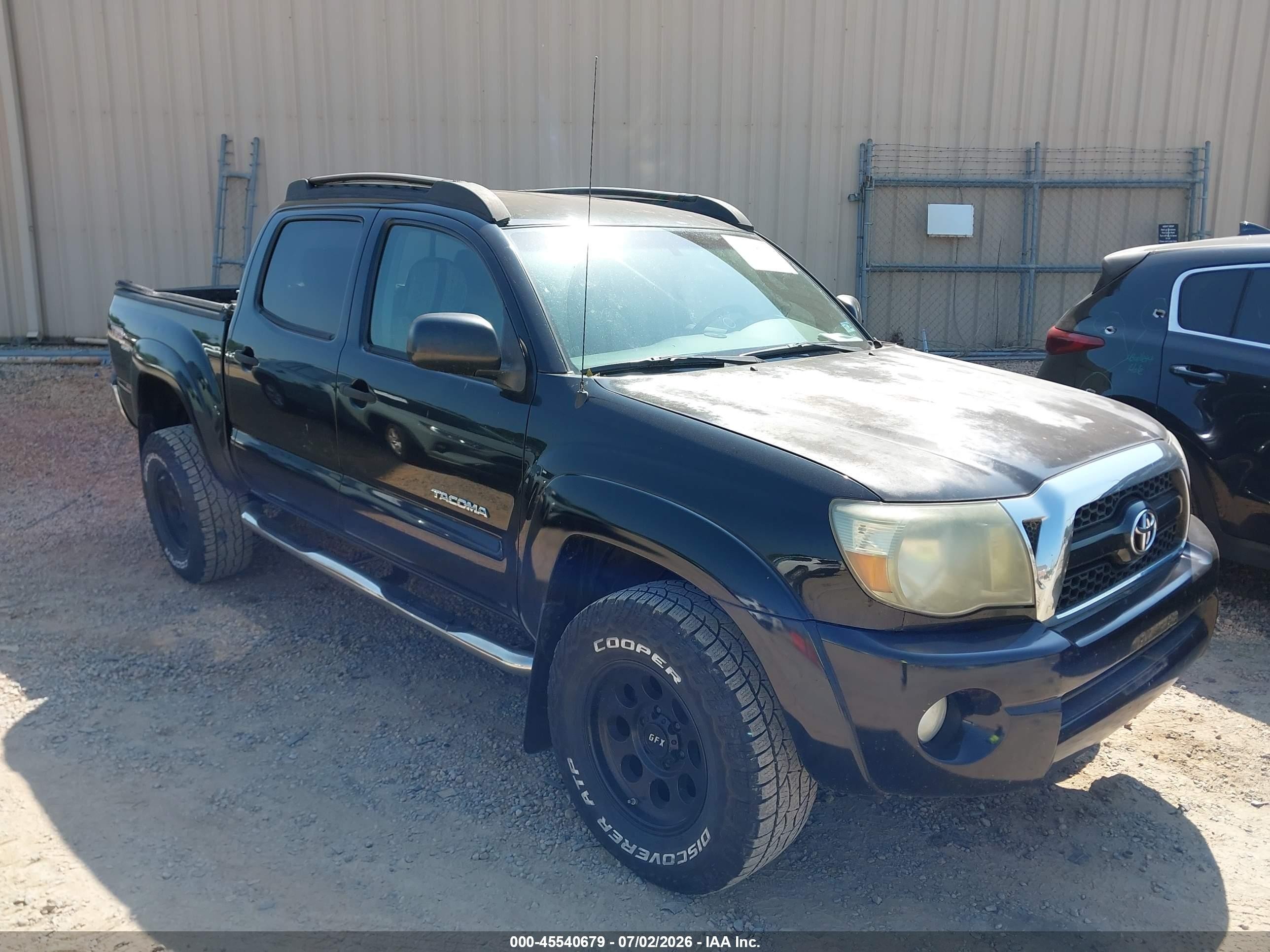 2011 Toyota Tacoma Base V6 Black vin: 3TMLU4EN4BM066855