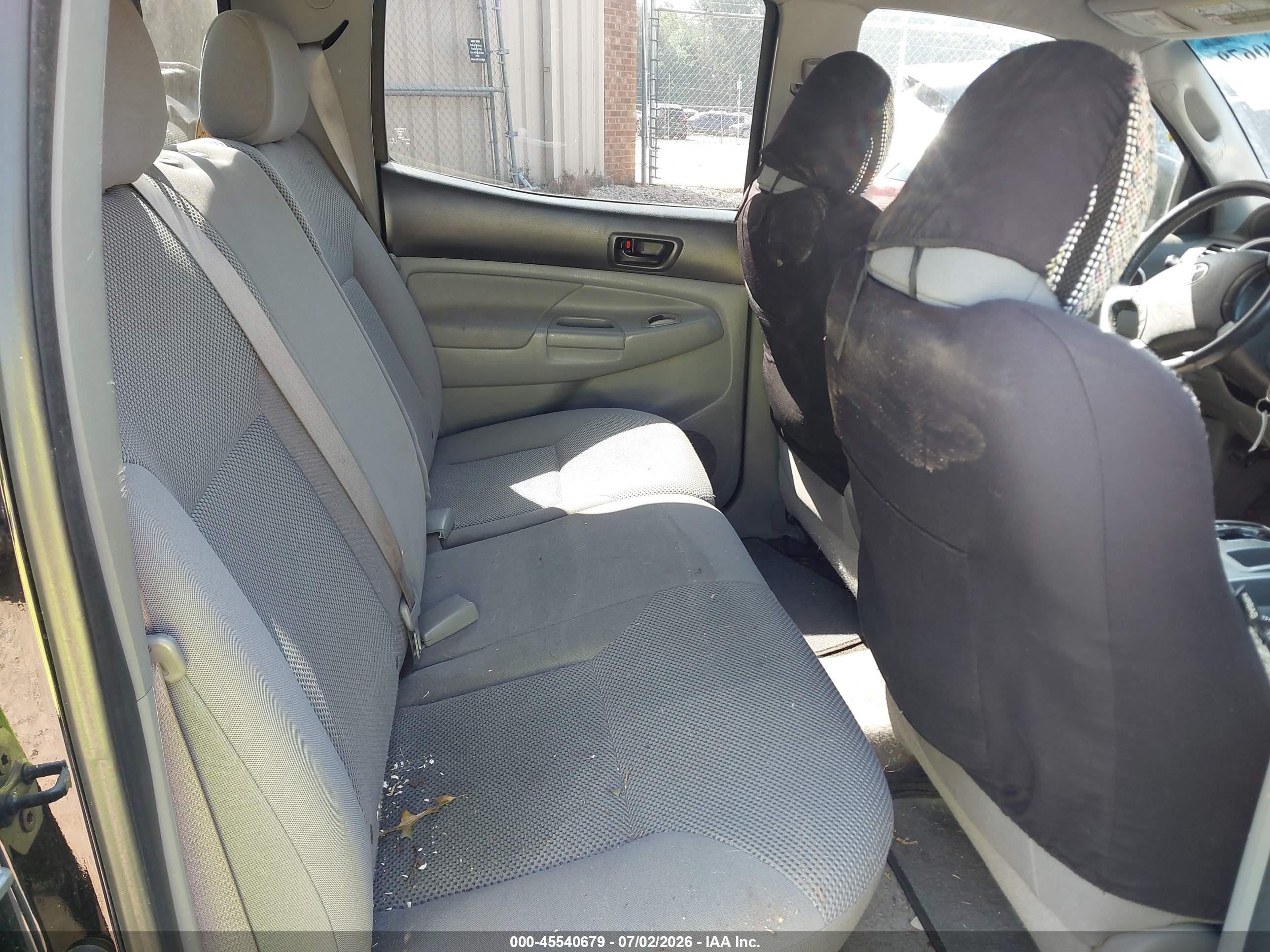 2011 Toyota Tacoma Base V6 Black vin: 3TMLU4EN4BM066855