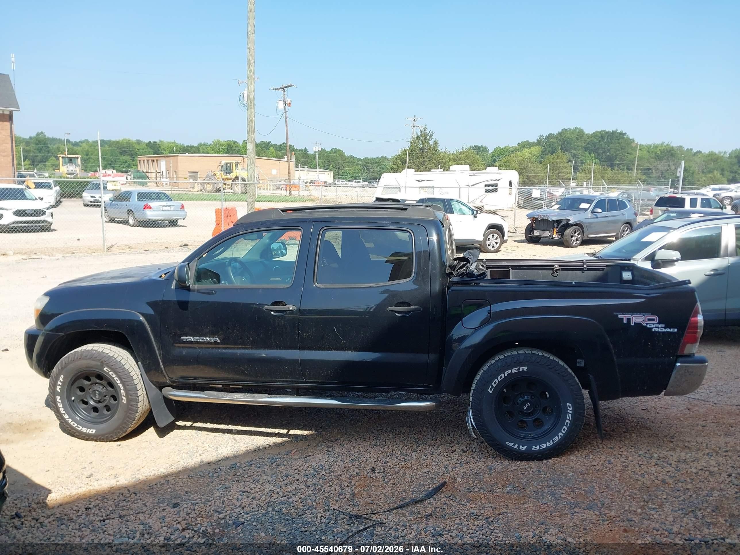 2011 Toyota Tacoma Base V6 Black vin: 3TMLU4EN4BM066855