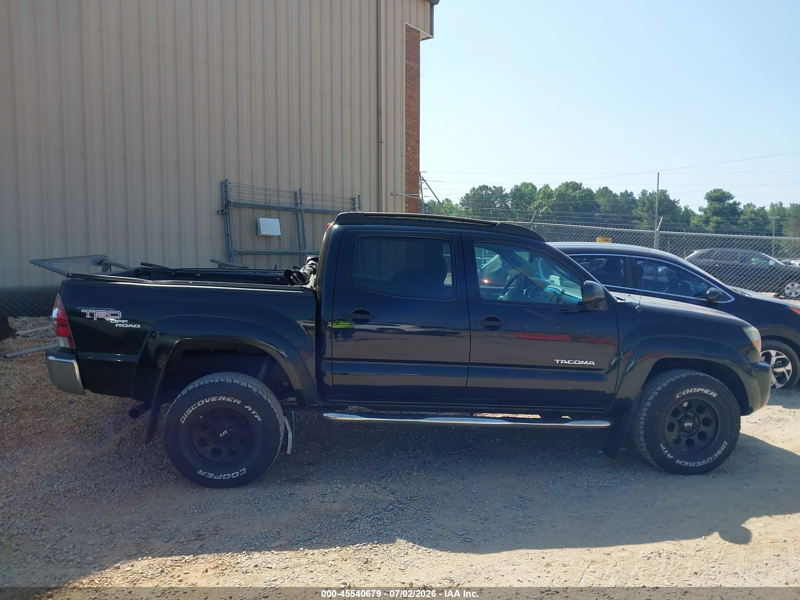 2011 Toyota Tacoma Base V6 Black vin: 3TMLU4EN4BM066855