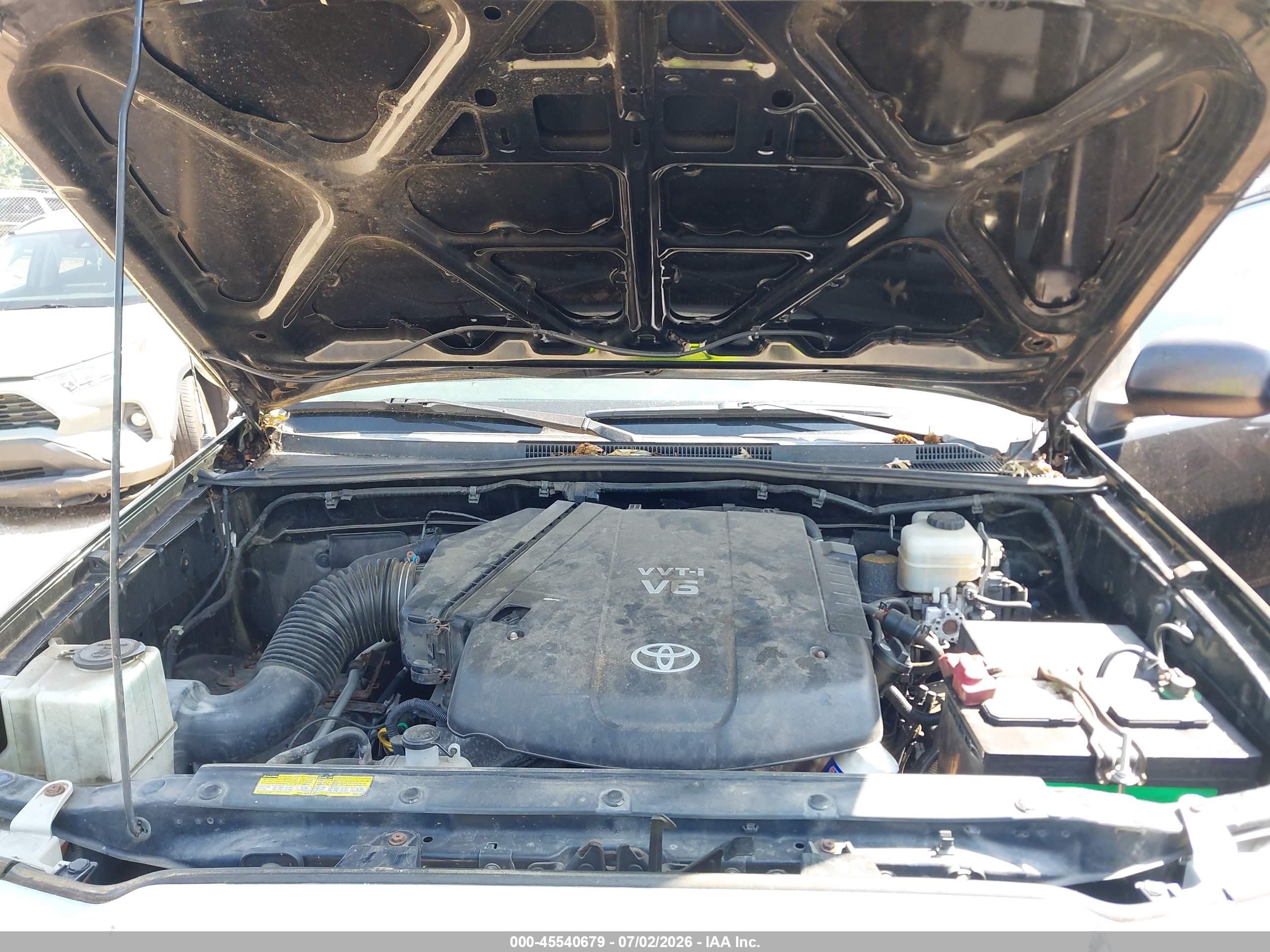 2011 Toyota Tacoma Base V6 Black vin: 3TMLU4EN4BM066855