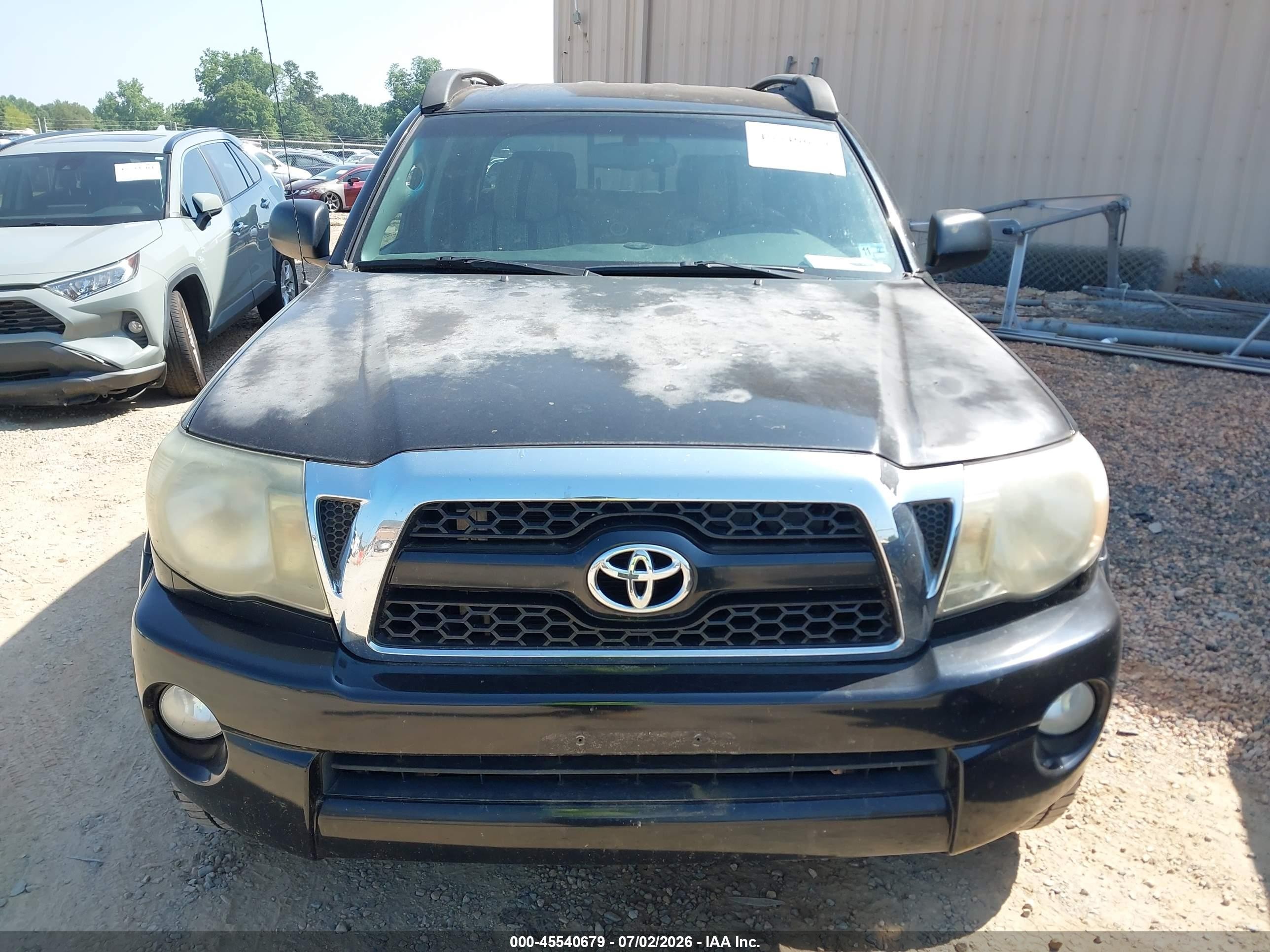 2011 Toyota Tacoma Base V6 Black vin: 3TMLU4EN4BM066855