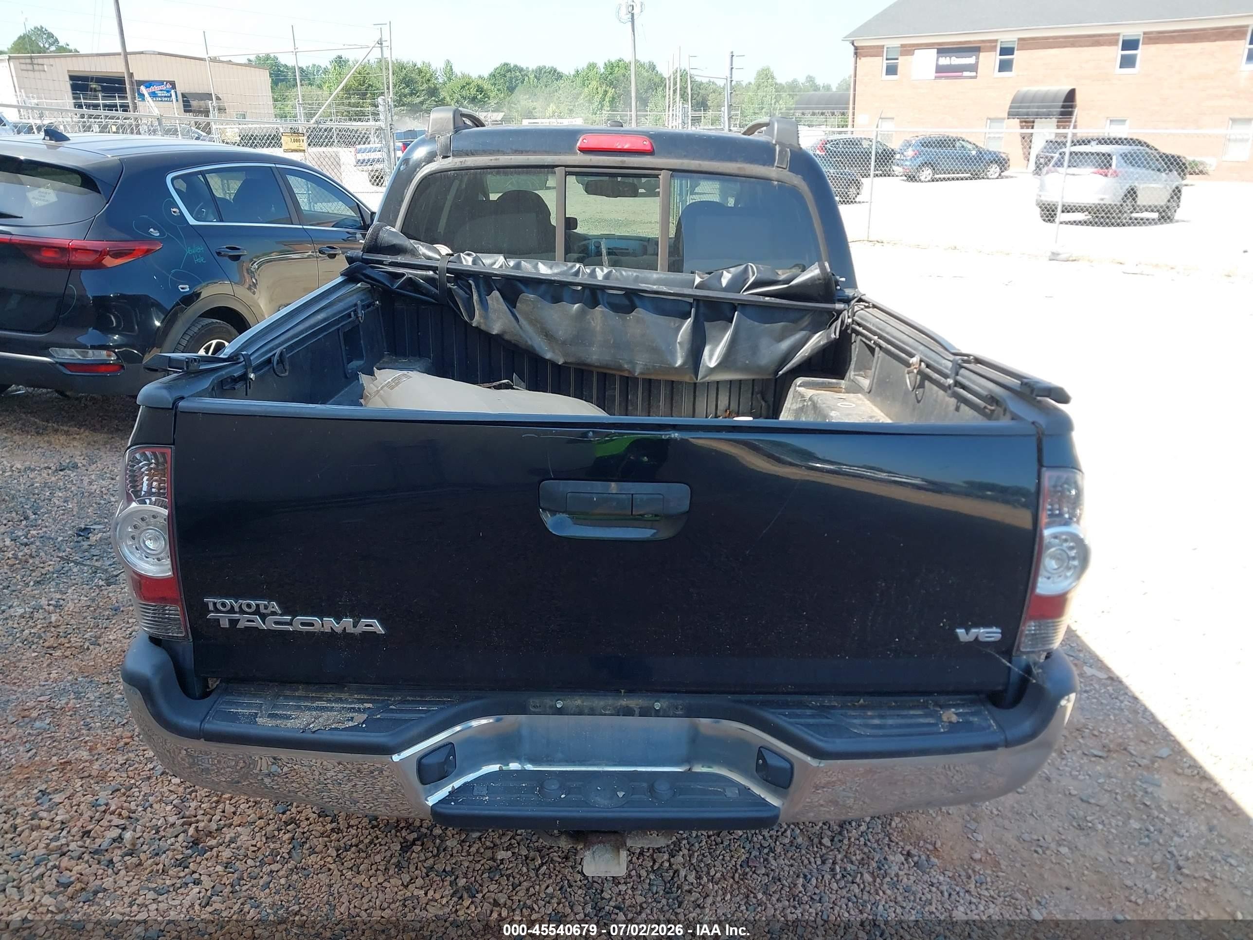 2011 Toyota Tacoma Base V6 Black vin: 3TMLU4EN4BM066855