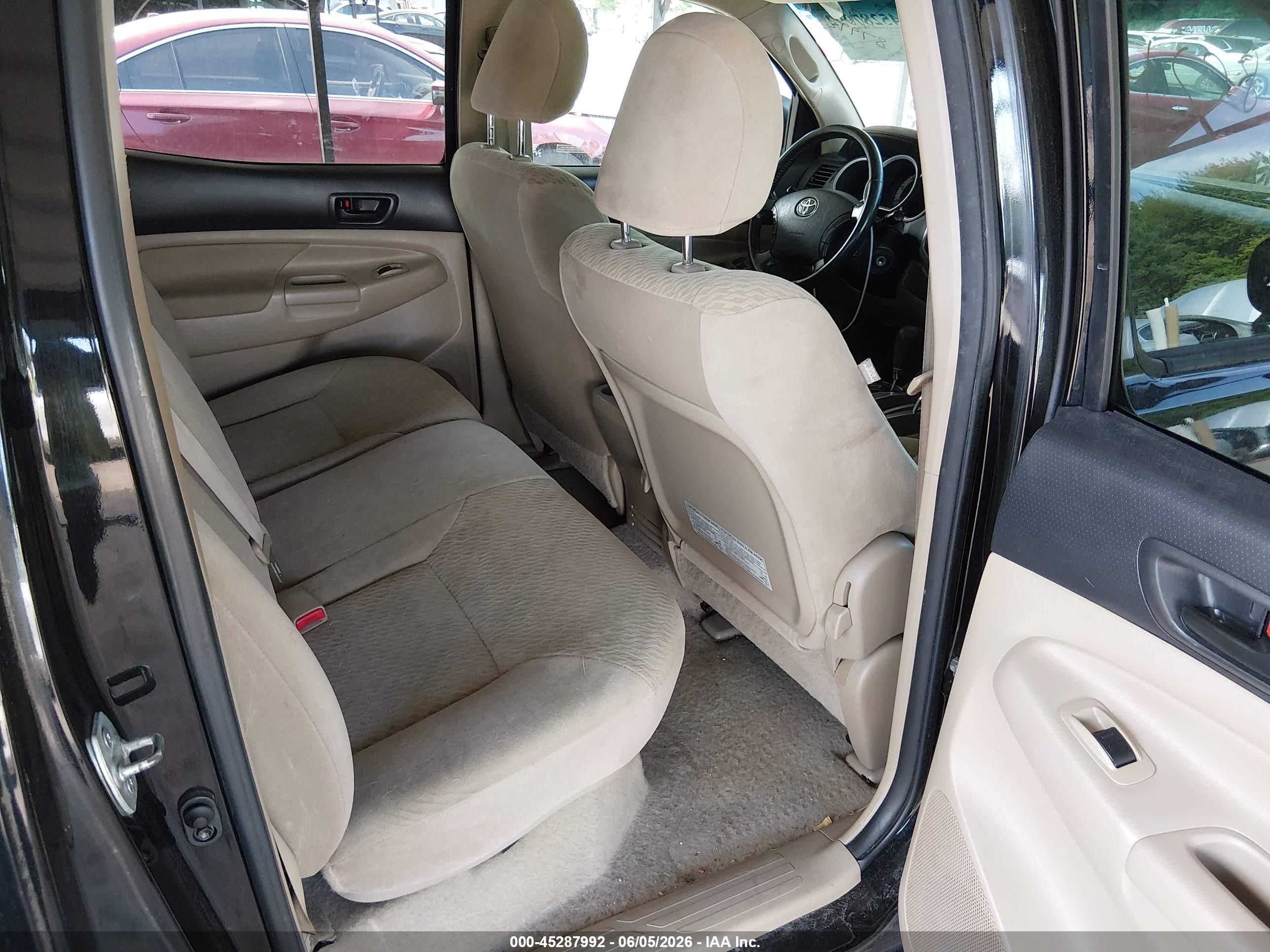 2011 Toyota Tacoma Base V6 Black vin: 3TMLU4EN4BM075961