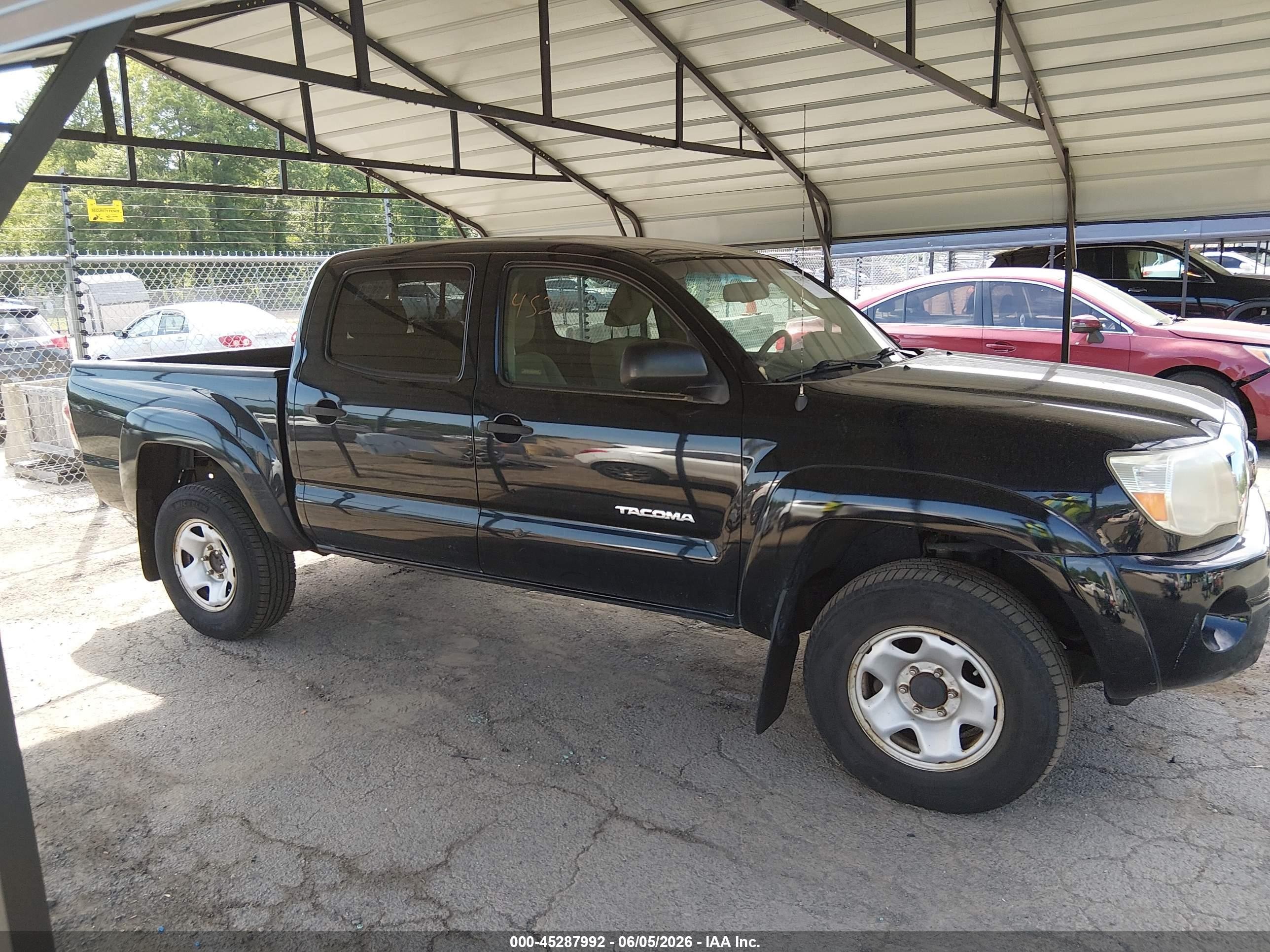 2011 Toyota Tacoma Base V6 Black vin: 3TMLU4EN4BM075961
