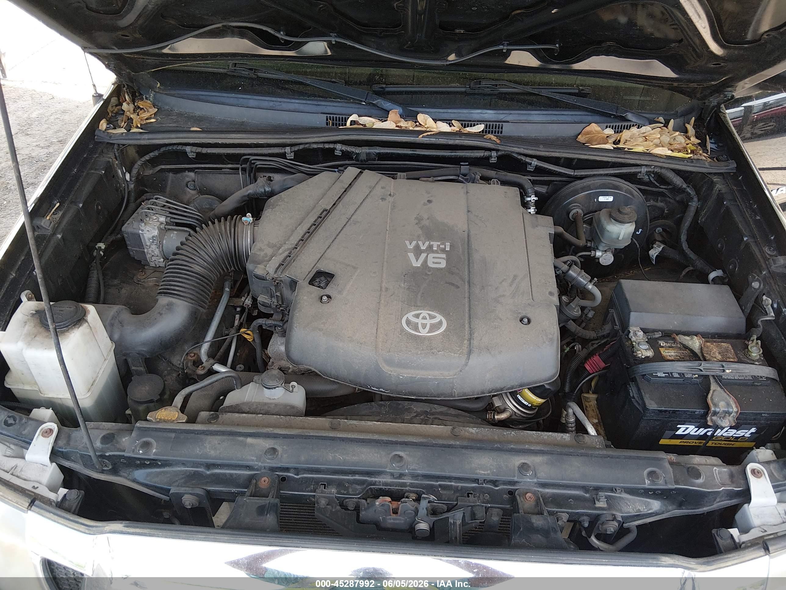 2011 Toyota Tacoma Base V6 Black vin: 3TMLU4EN4BM075961