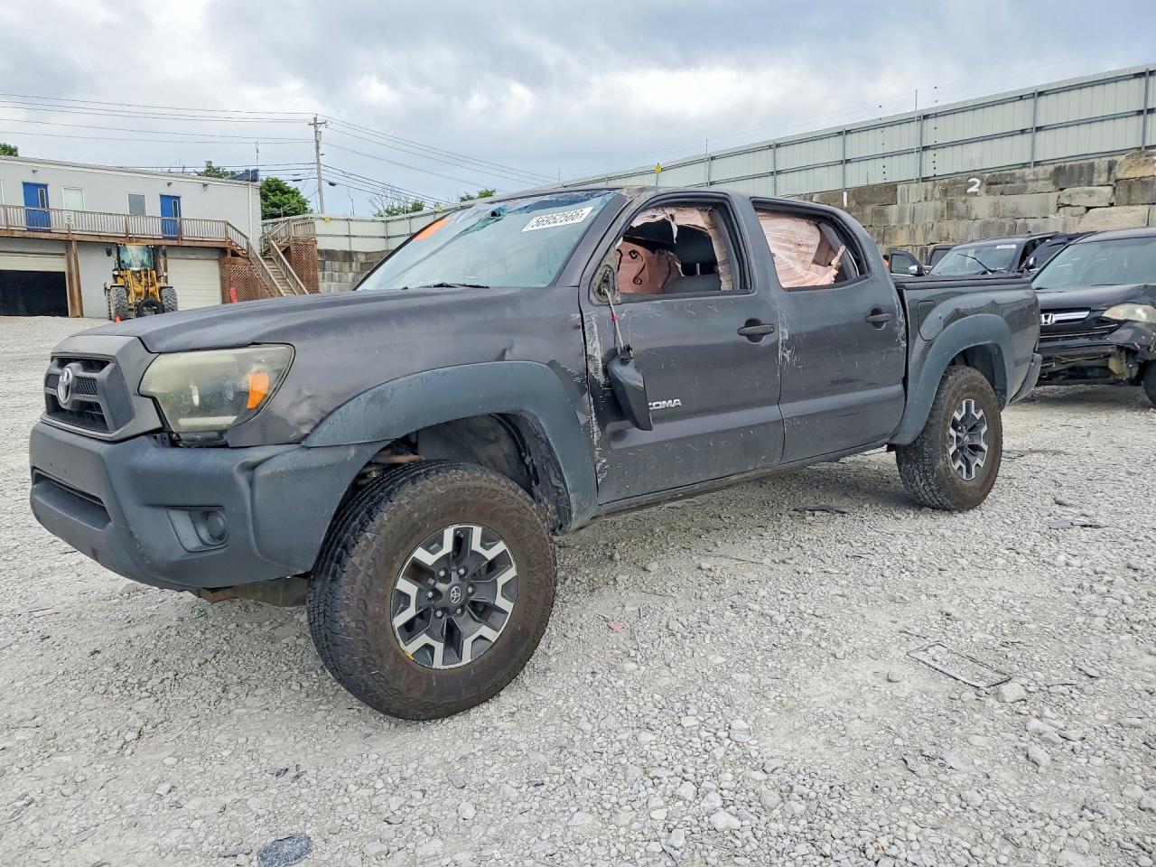 2012 Toyota Tacoma Double Cab Gray vin: 3TMLU4EN4CM089425