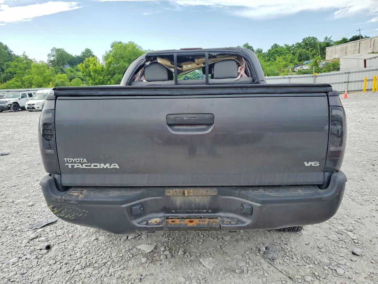 2012 Toyota Tacoma Double Cab Gray vin: 3TMLU4EN4CM089425