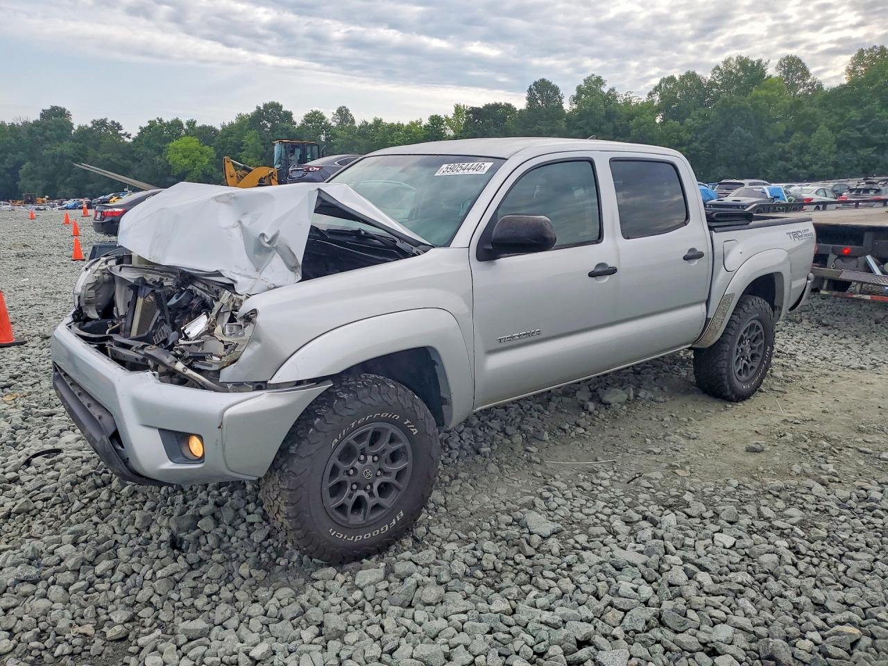 2012 Toyota Tacoma Double Cab Серый vin: 3TMLU4EN4CM099937