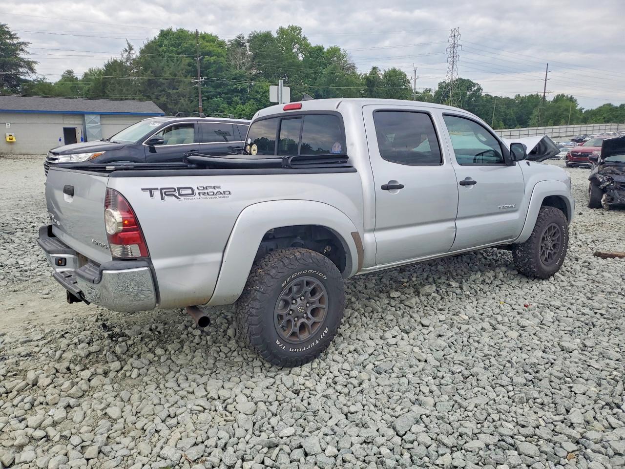 2012 Toyota Tacoma Double Cab Серый vin: 3TMLU4EN4CM099937