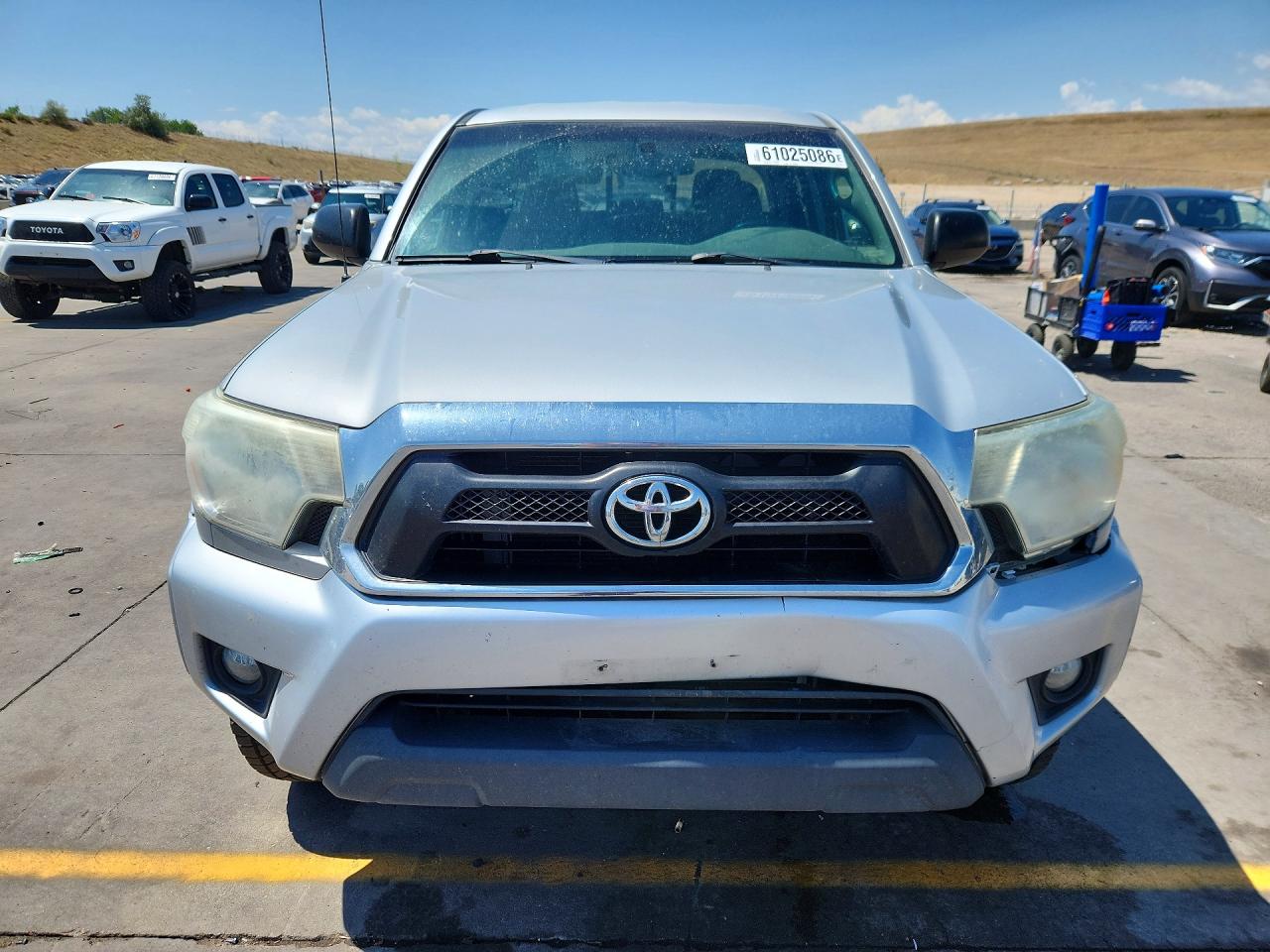 2013 Toyota Tacoma Double Cab Silver vin: 3TMLU4EN4DM109481