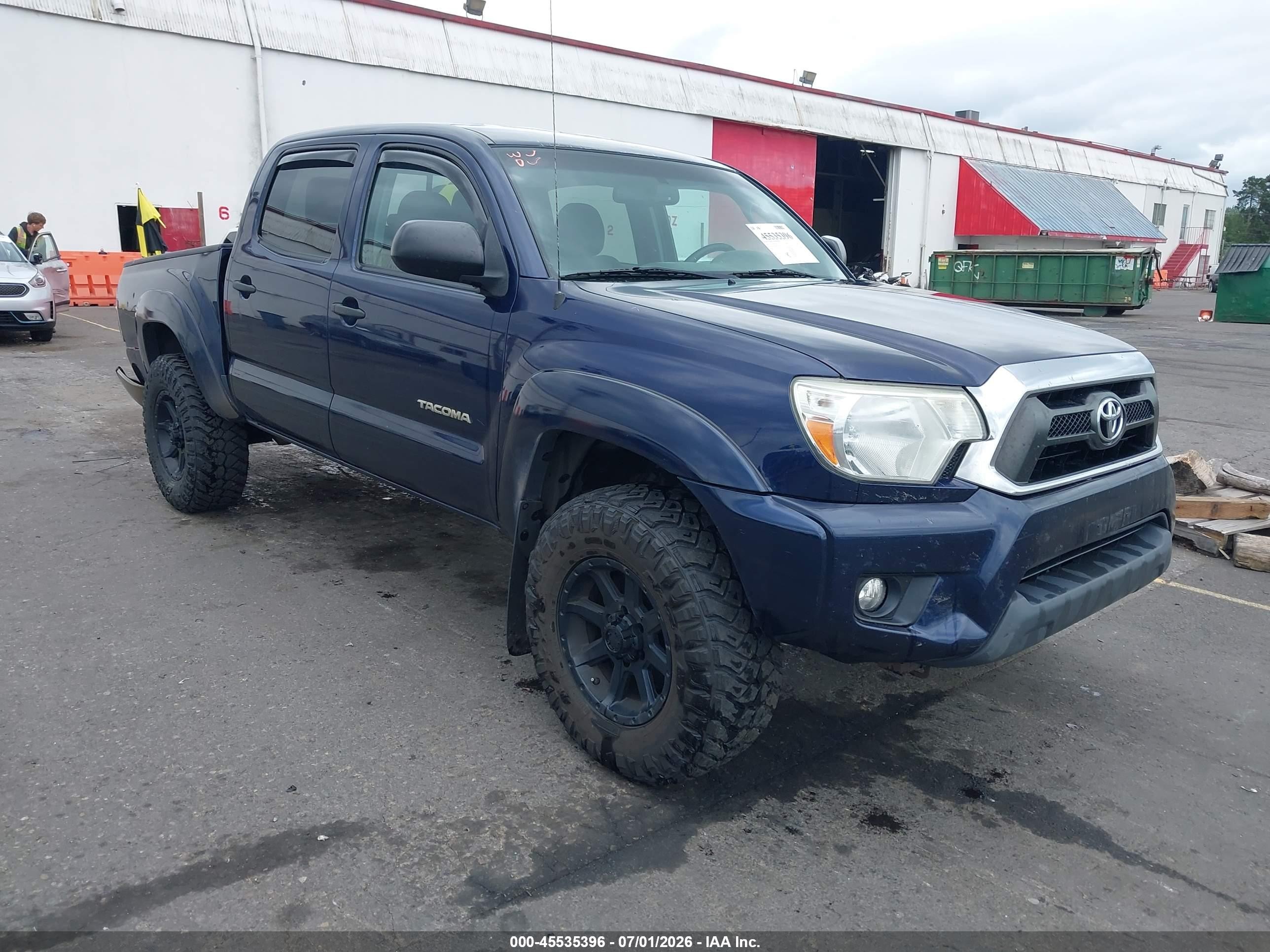 2013 Toyota Tacoma Base V6 Синий vin: 3TMLU4EN4DM111036