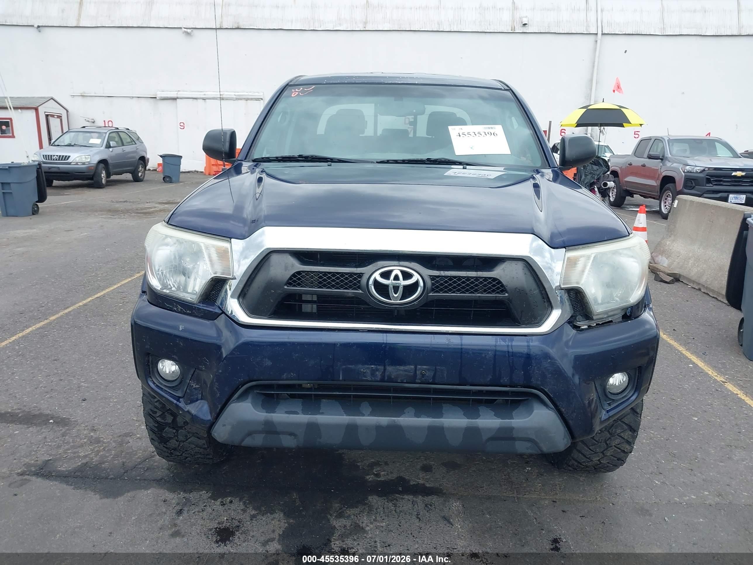 2013 Toyota Tacoma Base V6 Blue vin: 3TMLU4EN4DM111036