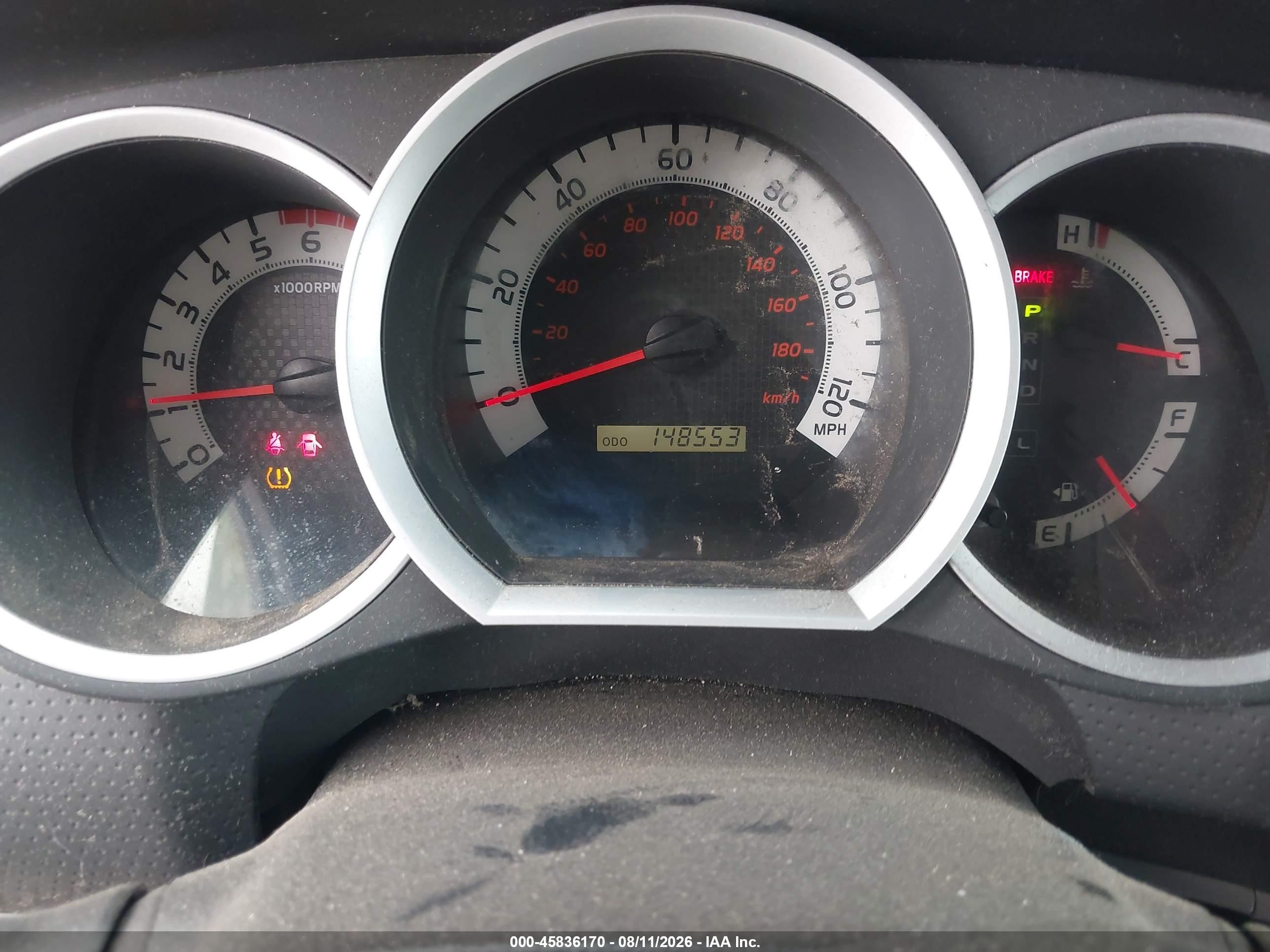 2013 Toyota Tacoma Base V6 Gray vin: 3TMLU4EN4DM115085