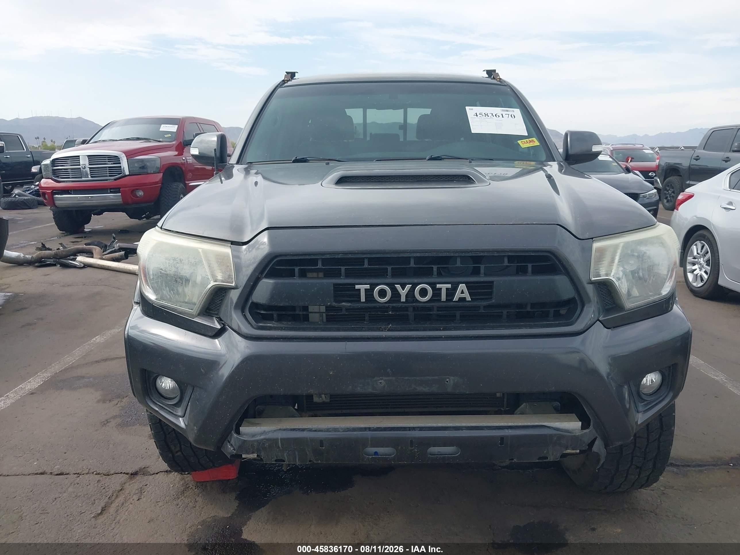 2013 Toyota Tacoma Base V6 Gray vin: 3TMLU4EN4DM115085