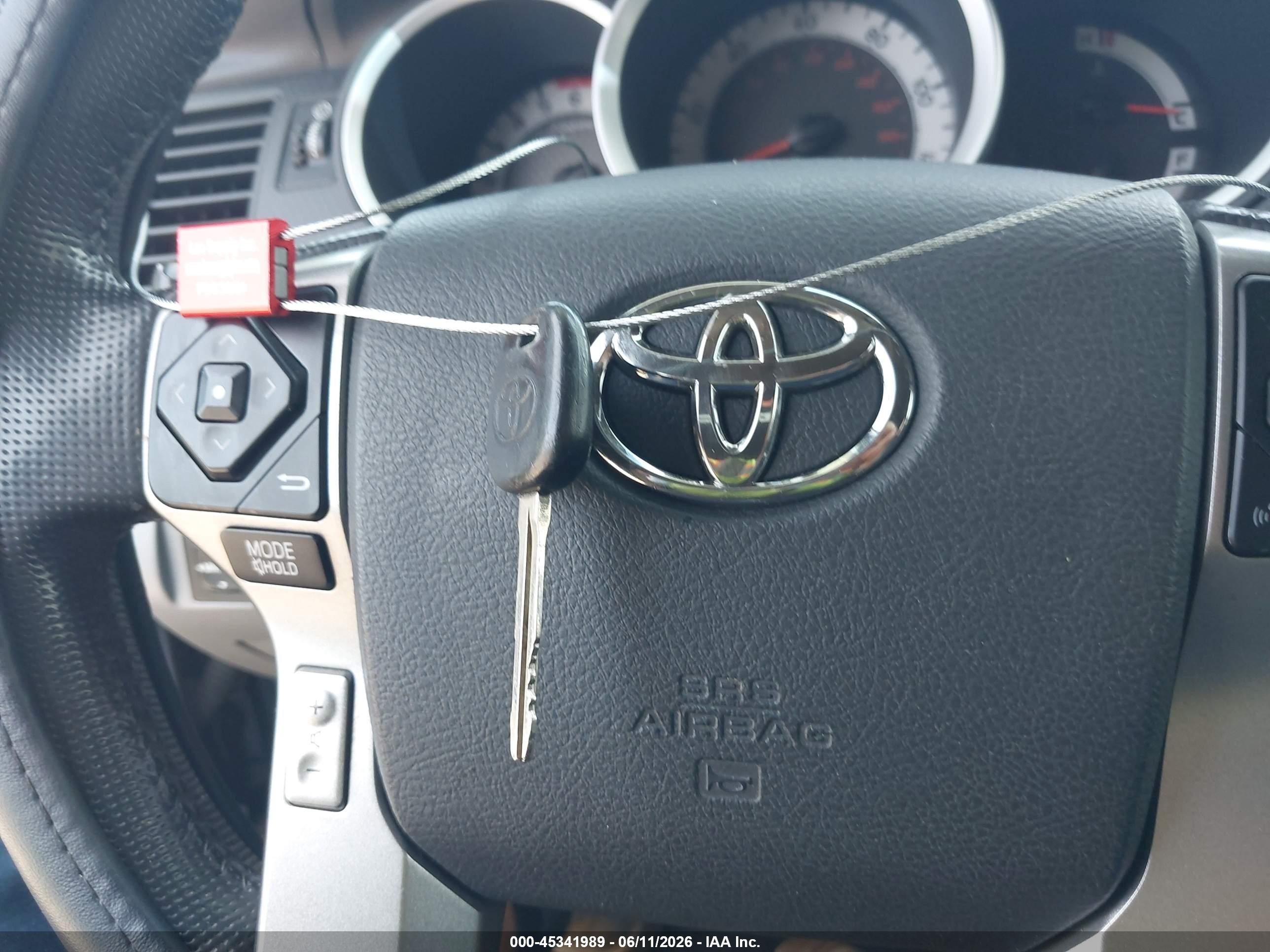 2014 Toyota Tacoma Base V6 Black vin: 3TMLU4EN4EM147116