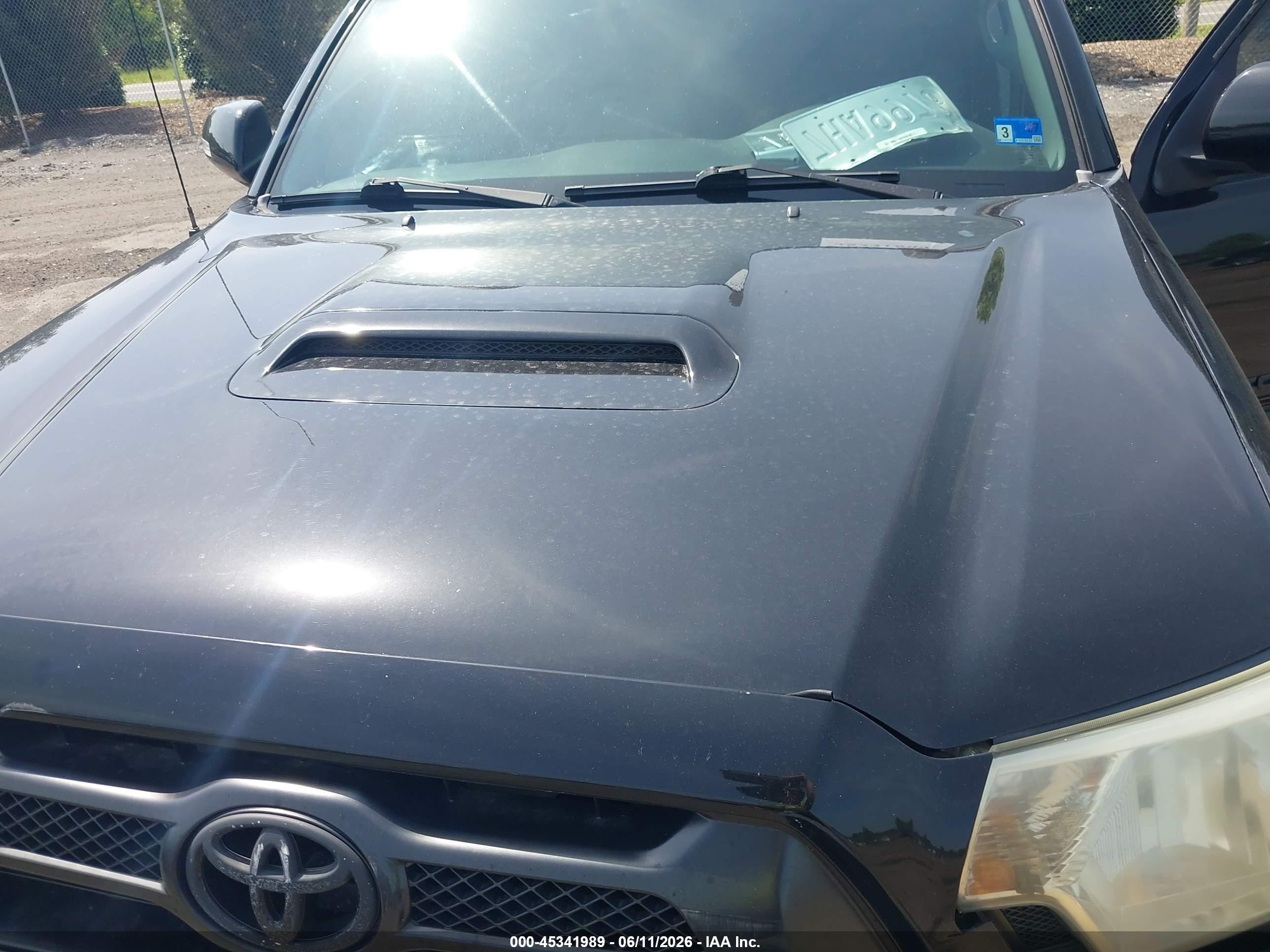 2014 Toyota Tacoma Base V6 Black vin: 3TMLU4EN4EM147116
