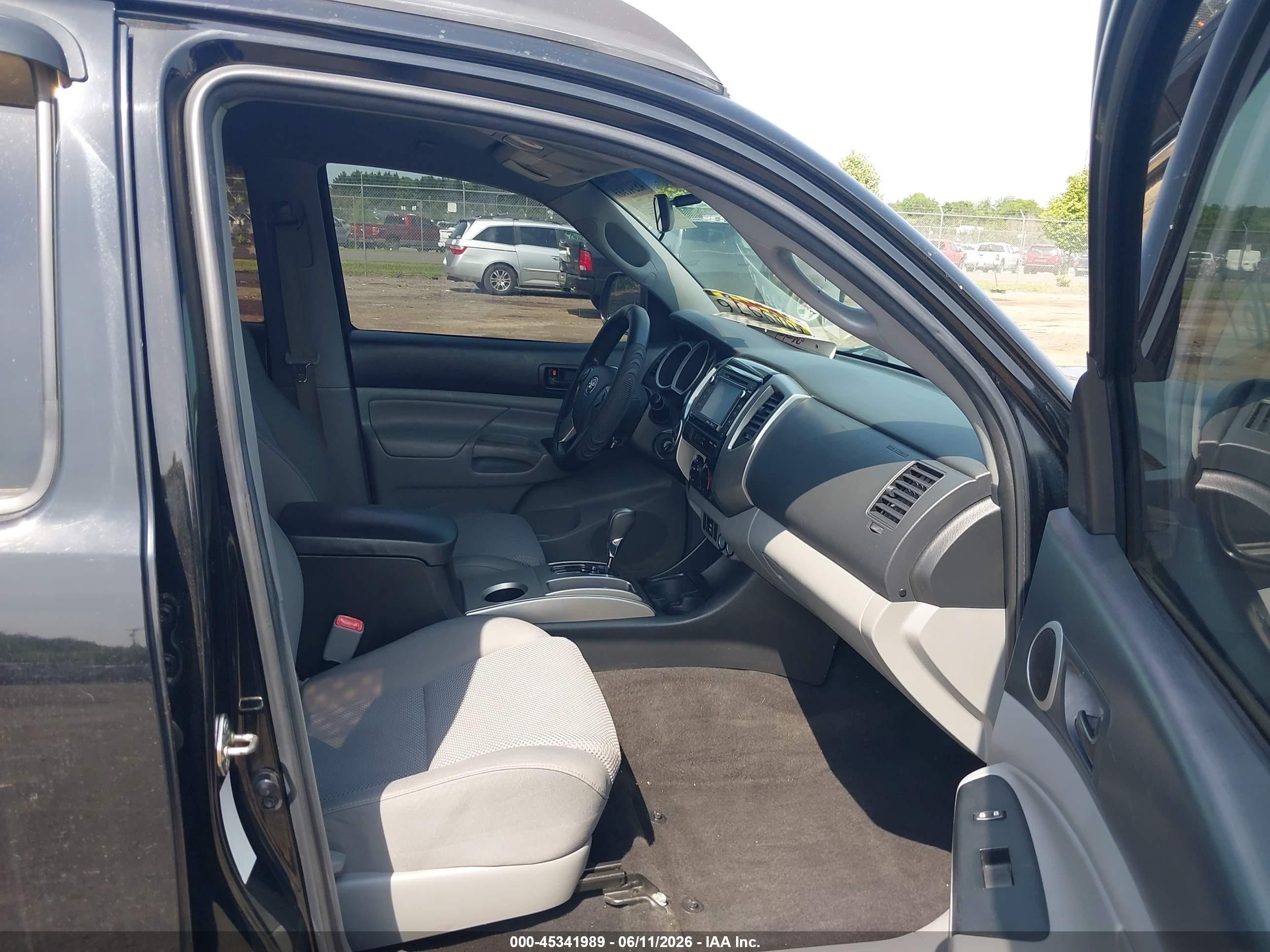 2014 Toyota Tacoma Base V6 Black vin: 3TMLU4EN4EM147116
