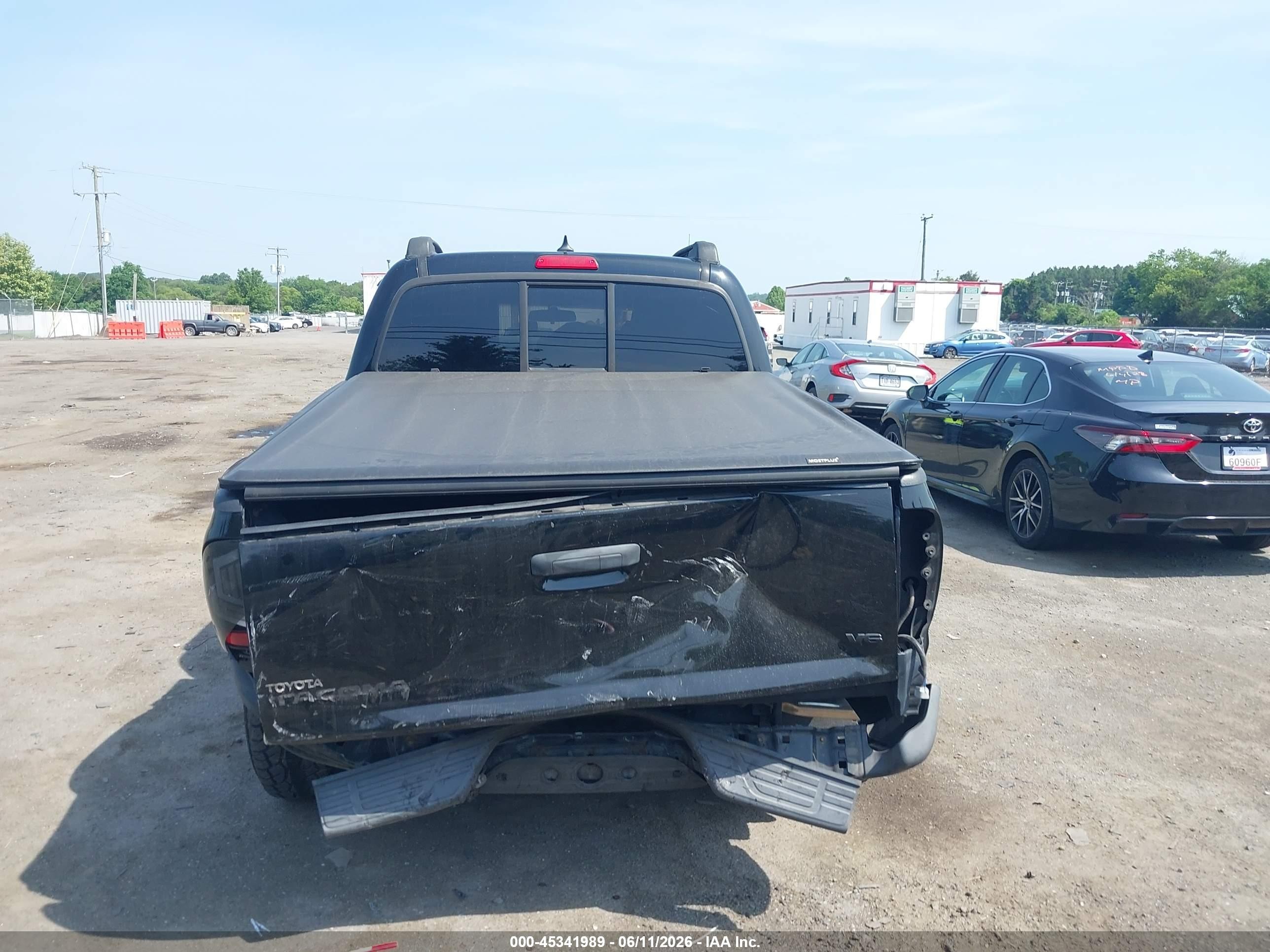 2014 Toyota Tacoma Base V6 Black vin: 3TMLU4EN4EM147116